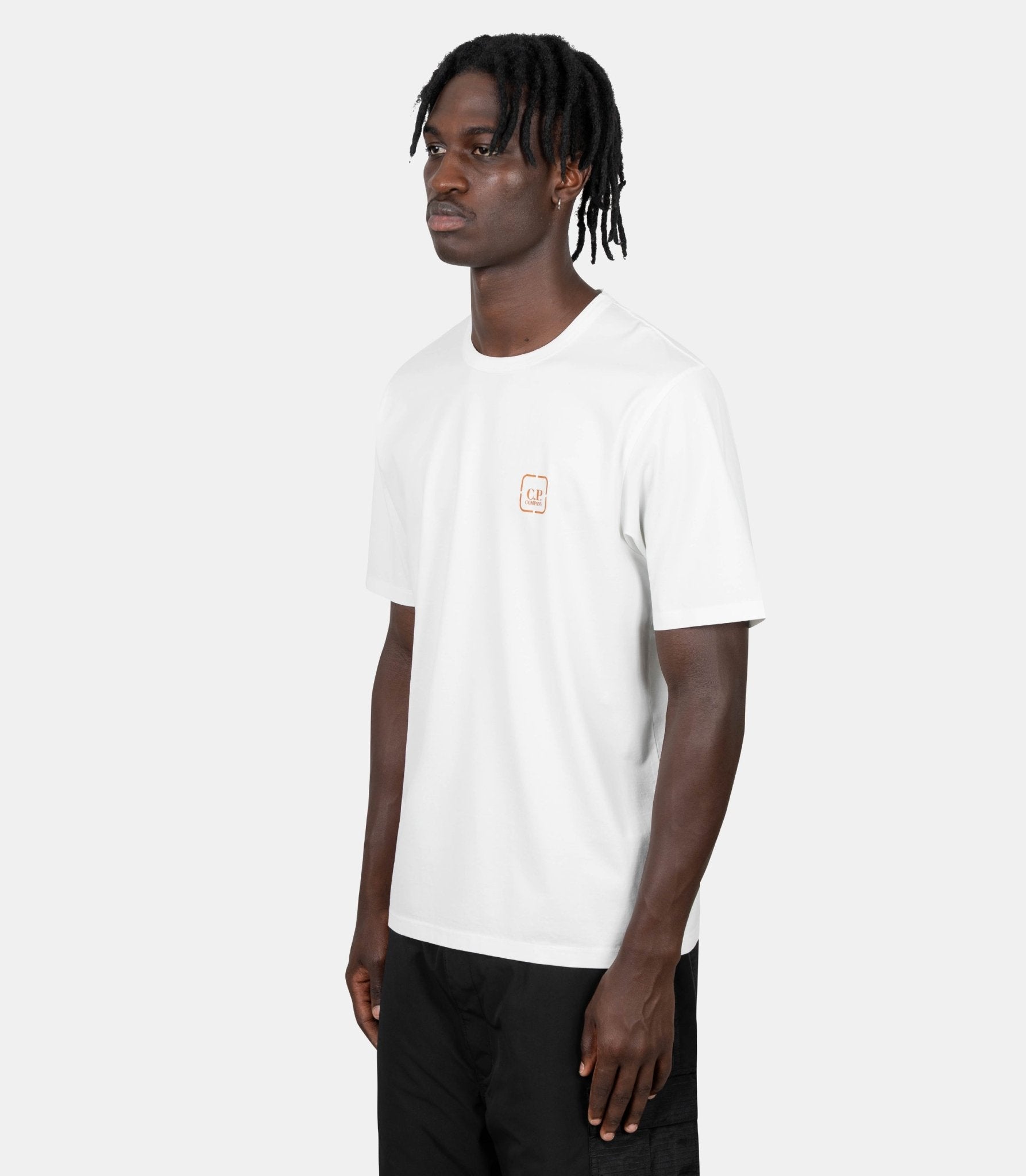 T-shirt logo imprimé - 19CLTS054A - 006370W - 103 - S - C.P. company metropolis series