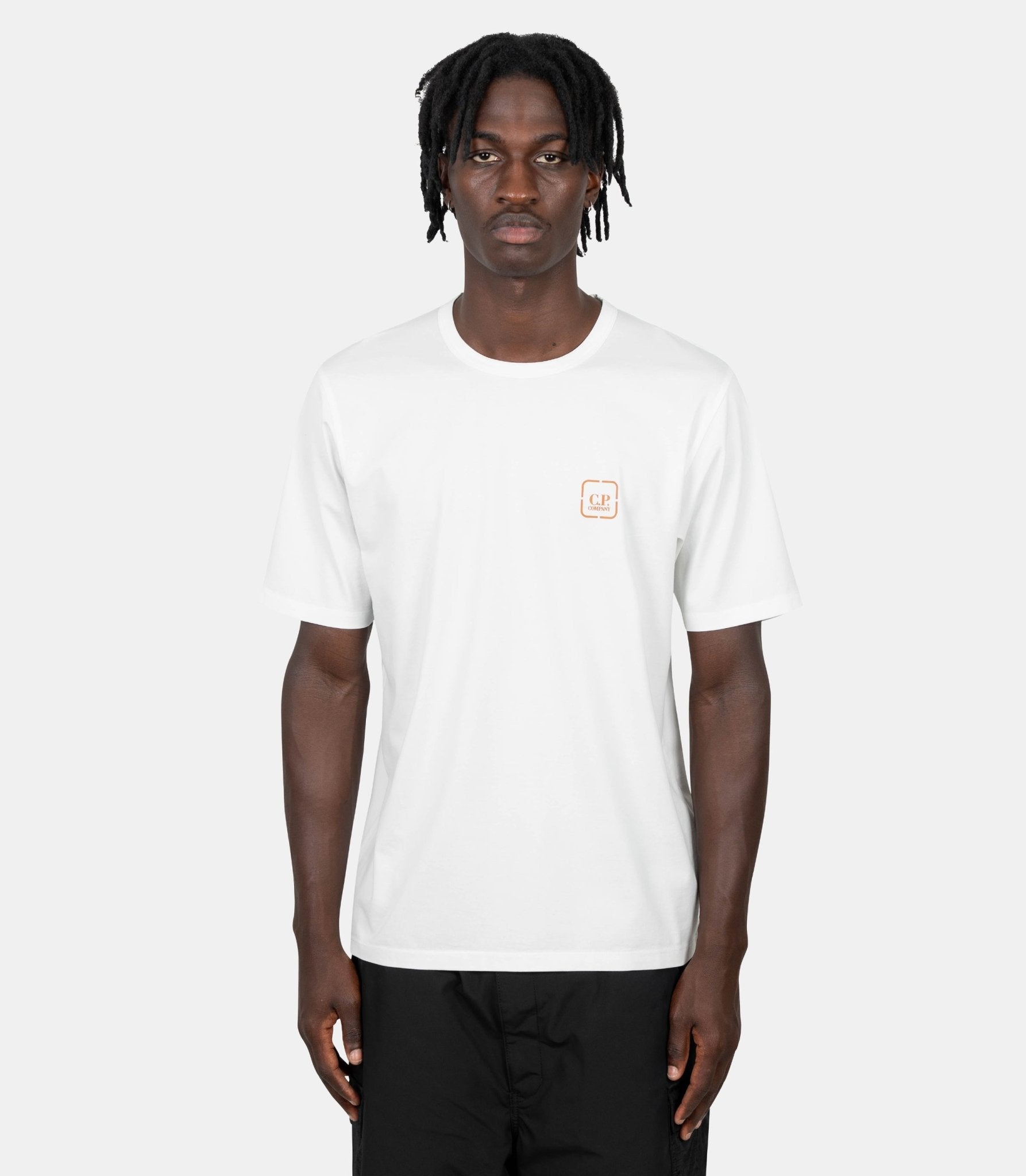 Tシャツ・カットソー C.P. COMPANY 'The Metropolis Series' T-shirt Black C.P. Company The Metropolis Series Mercerized Urban Graphics