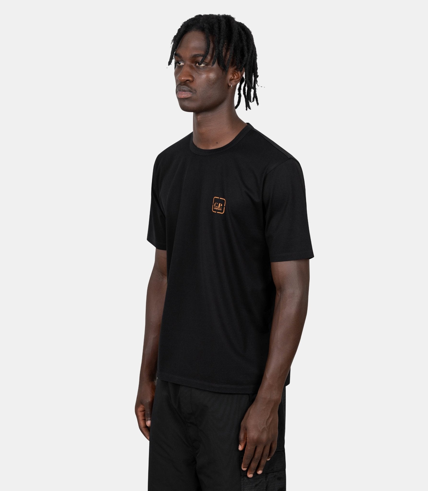 T-shirt logo imprimé - 19CLTS054A - 006370W - 999 - S - C.P. company metropolis series