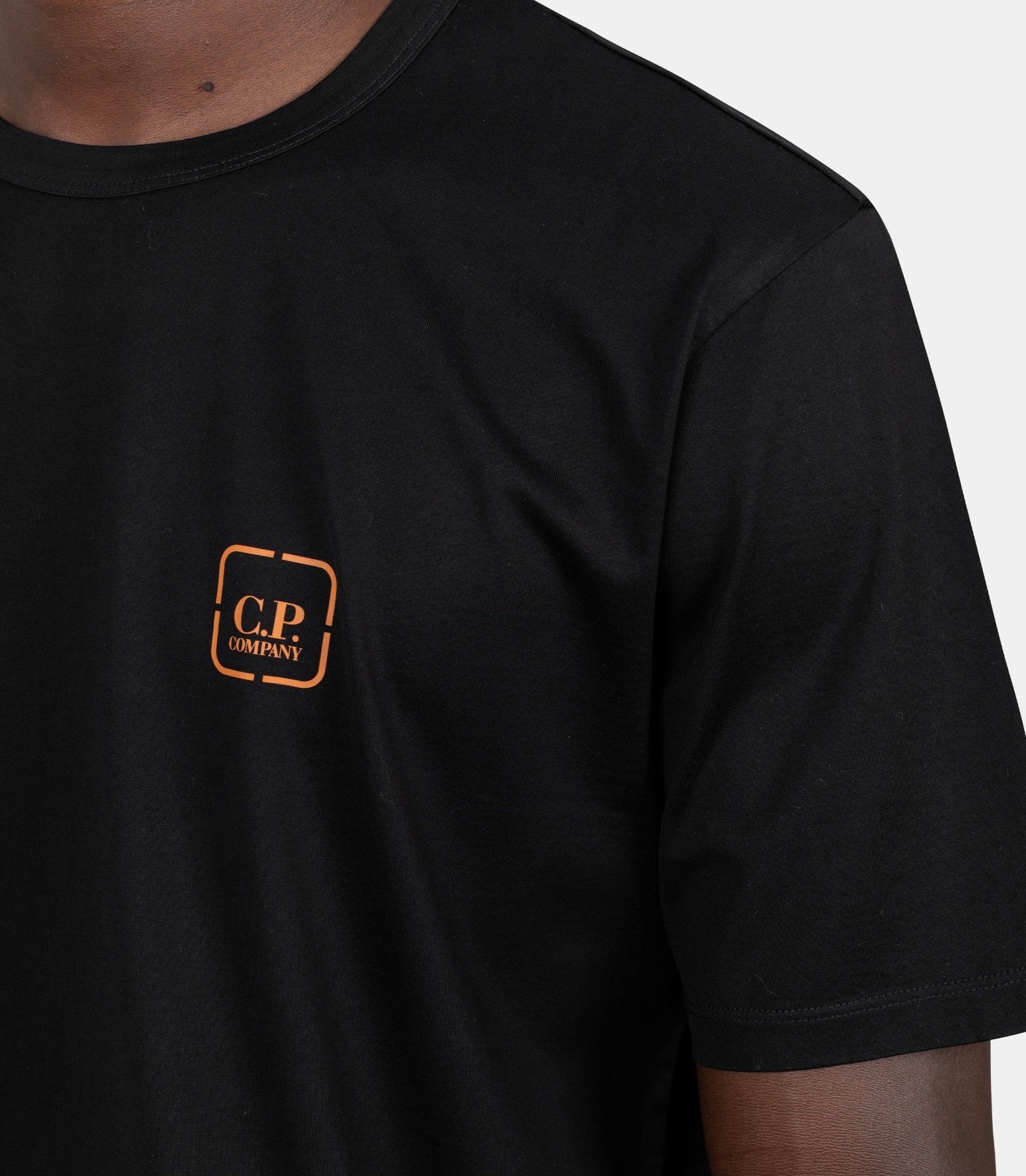 T-shirt logo imprimé - 19CLTS054A - 006370W - 999 - S - C.p. company metropolis series