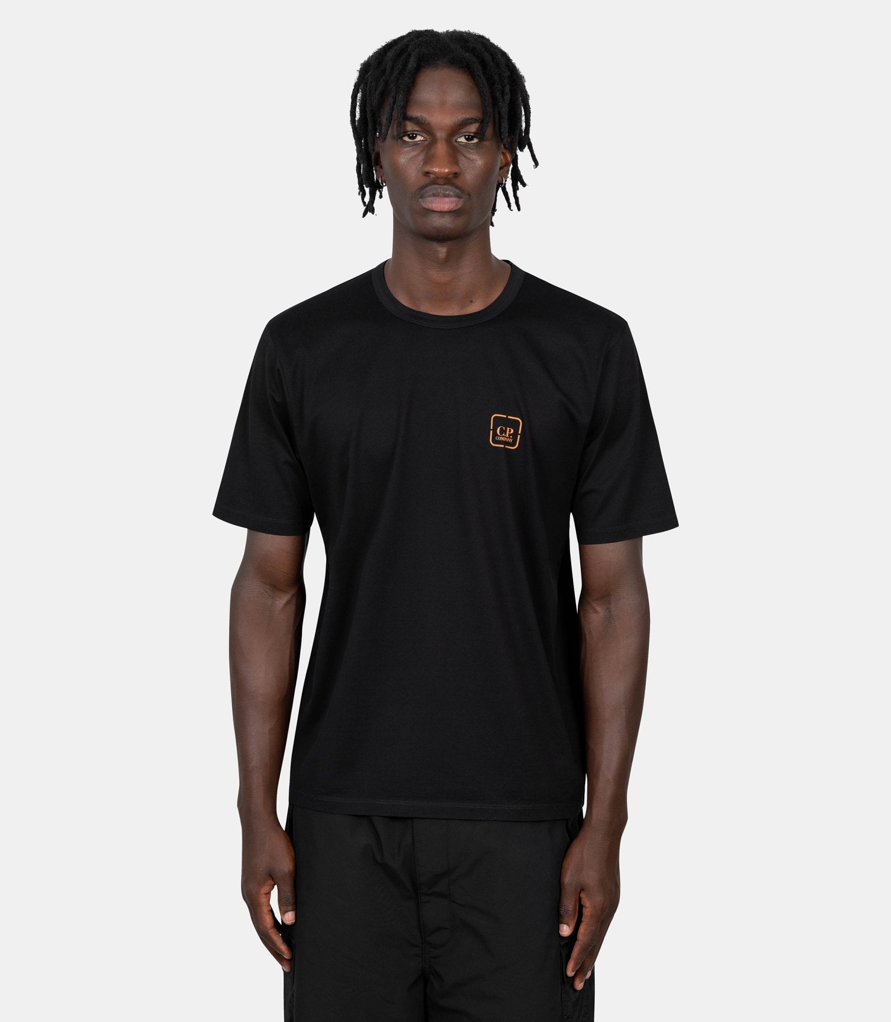 T-shirt logo imprimé - 19CLTS054A - 006370W - 999 - S - C.P. company metropolis series