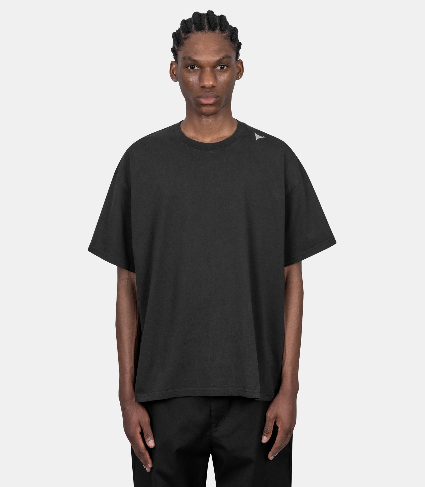 T-shirt logo - YBUW011JY01-BLK0020-S - Roa