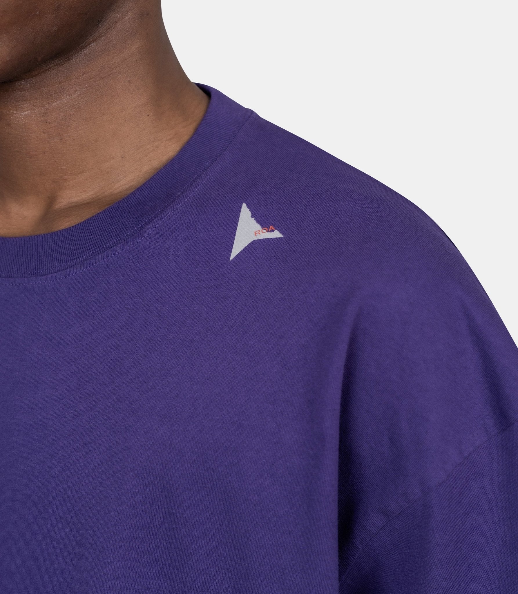 T-shirt logo - YBUW011JY01-PLE0001-S - Roa