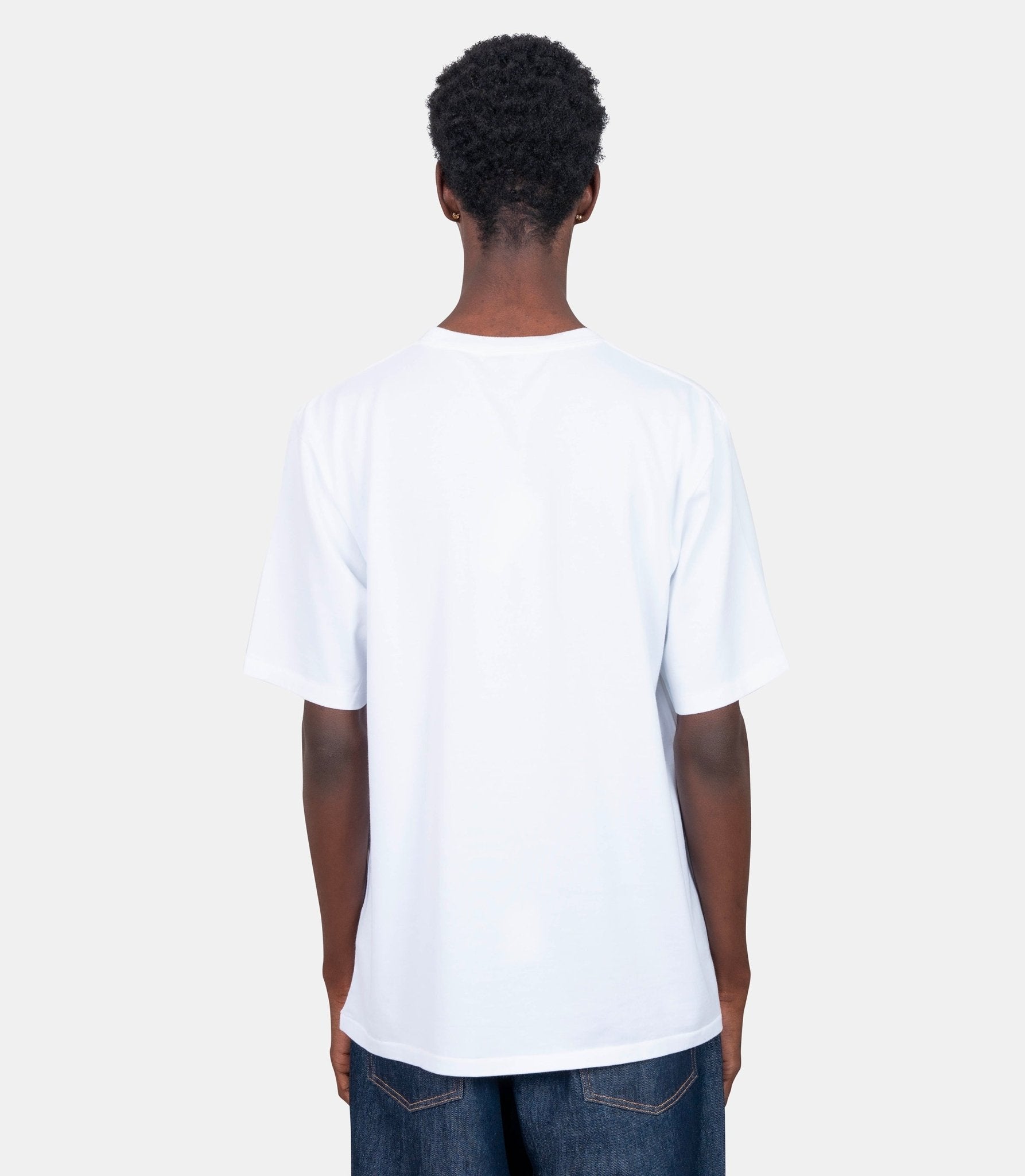 T-shirt luster plaiting - A00P02GT - white - 4 - Auralee
