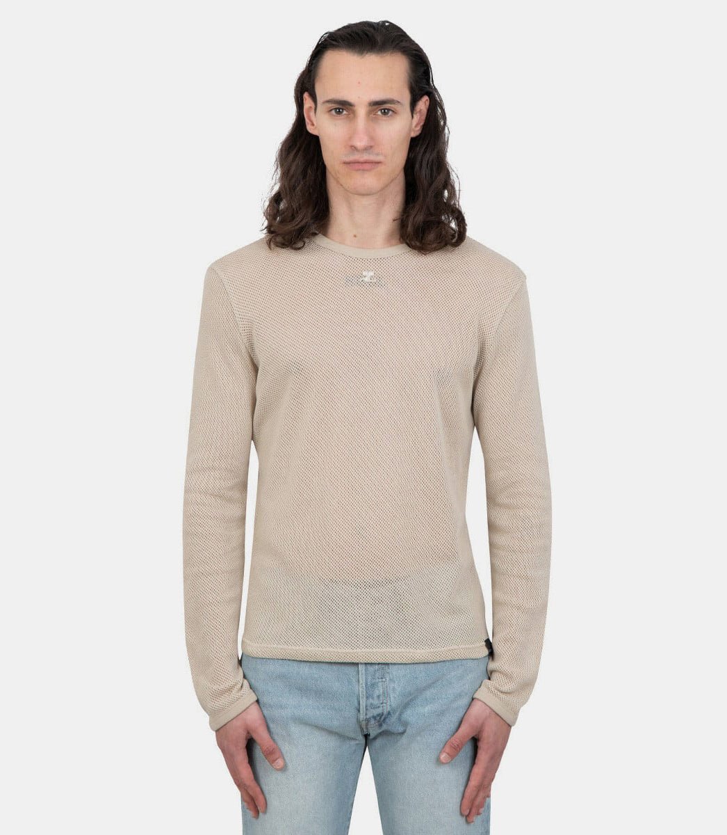 T-shirt manche longue en mesh124JTS122JS0069 - 1007 - SS24 - SCourrèges