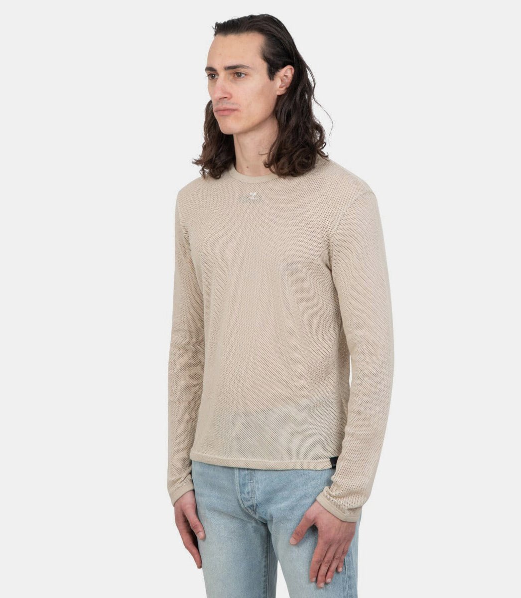 T-shirt manche longue en mesh124JTS122JS0069 - 1007 - SS24 - SCourrèges