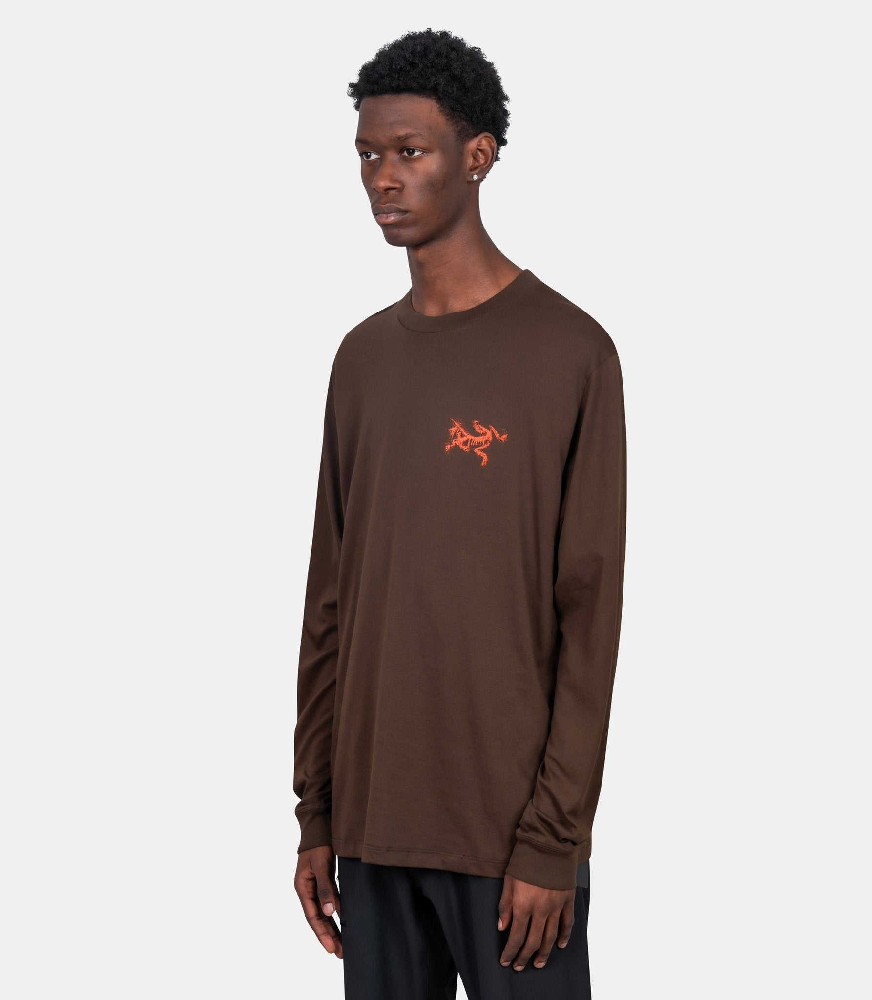 T-shirt manche longue kragg - X000009537 - CAROB - S - Arc'teryx