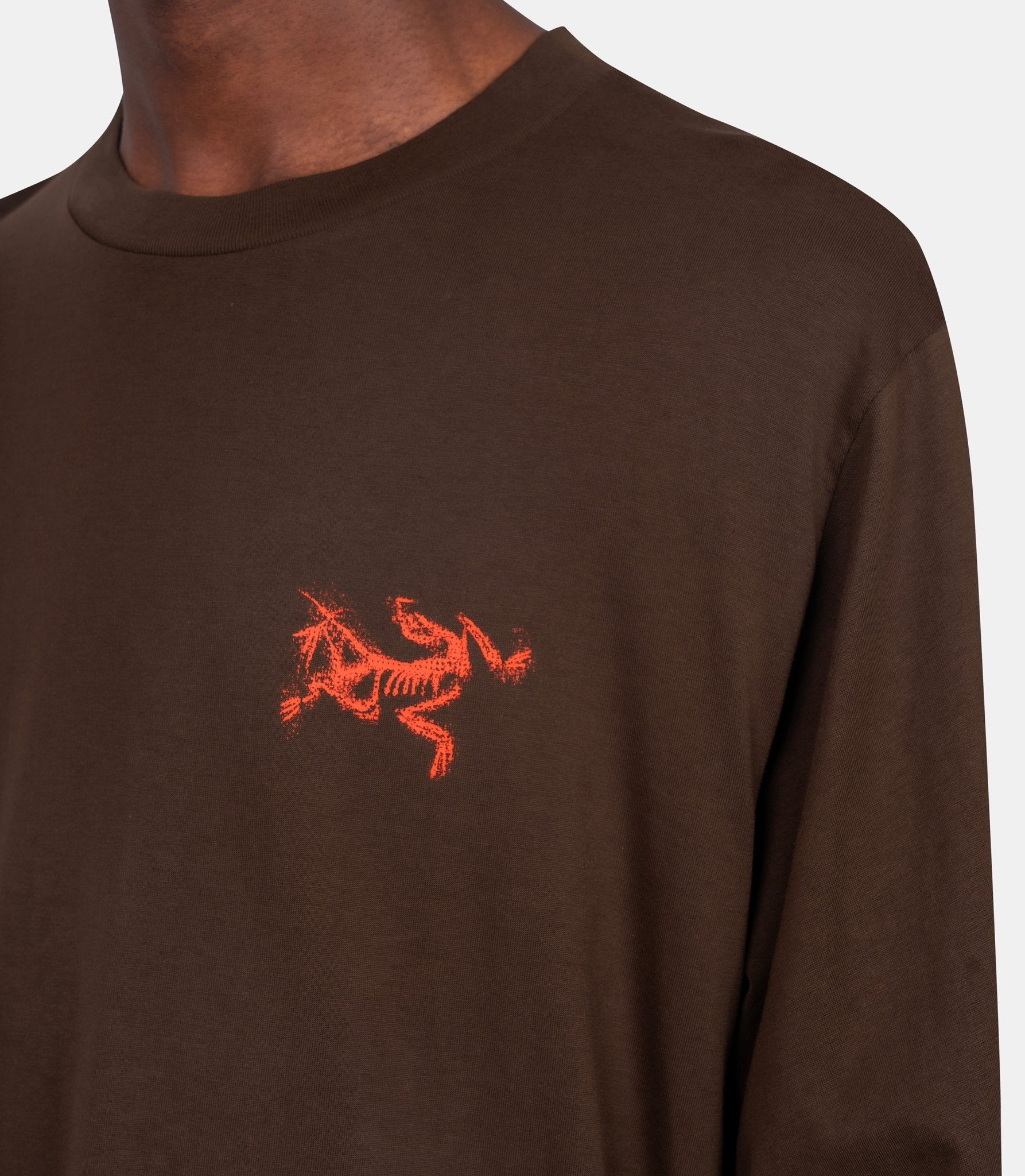 T-shirt manche longue kragg - X000009537 - CAROB - S - Arc'teryx