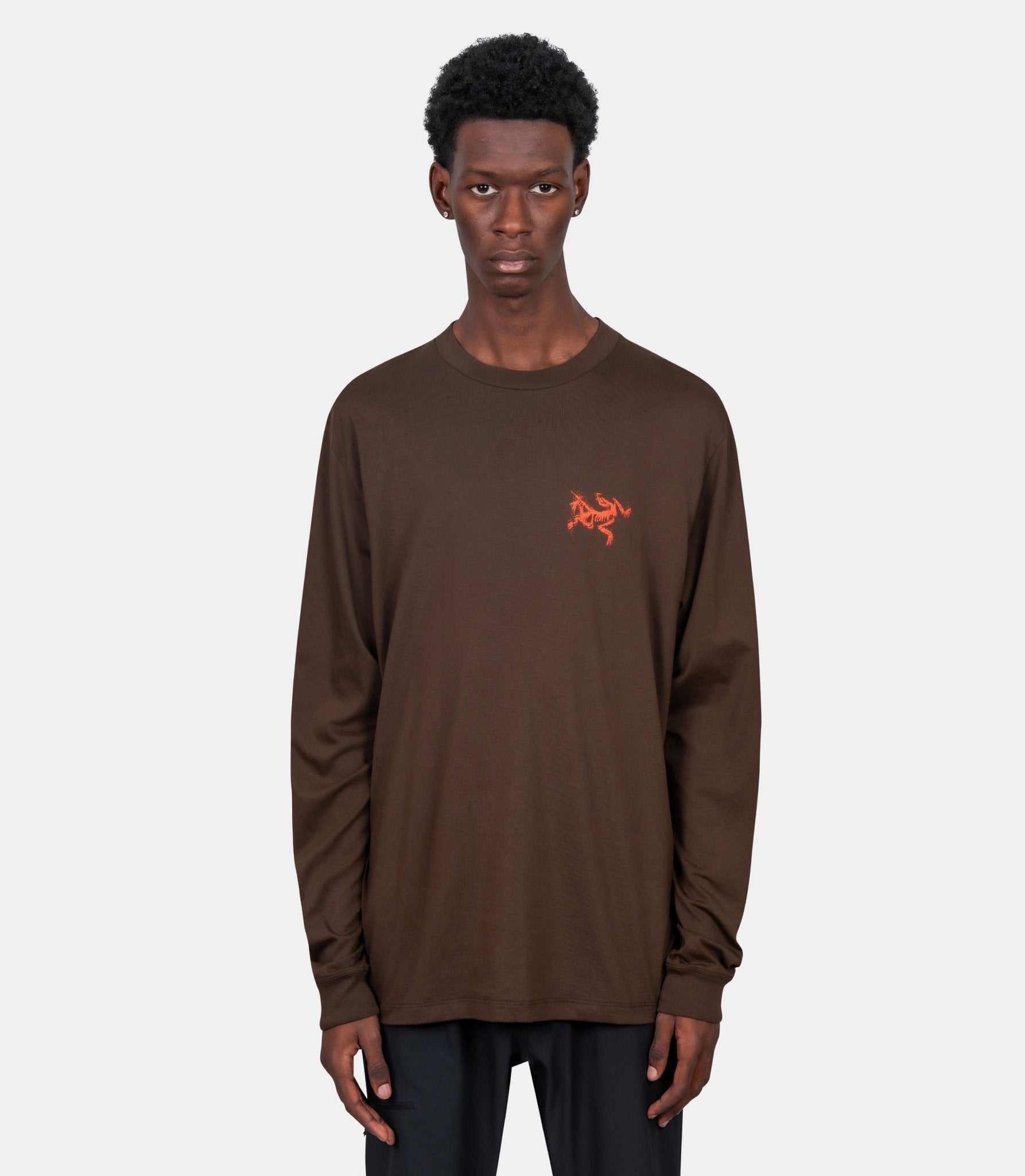 T-shirt manche longue kragg - X000009537 - CAROB - S - Arc'teryx