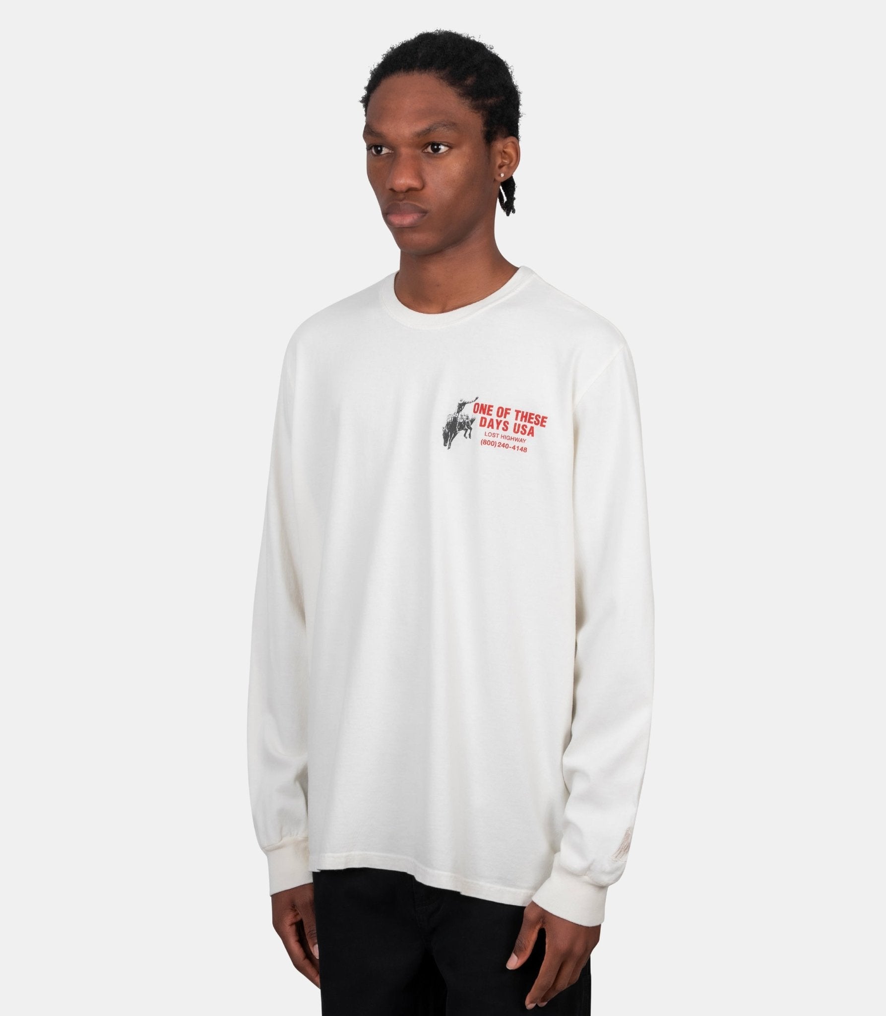 T-shirt manches longues break on through - 01D-04-026-BONE-S - One of these days