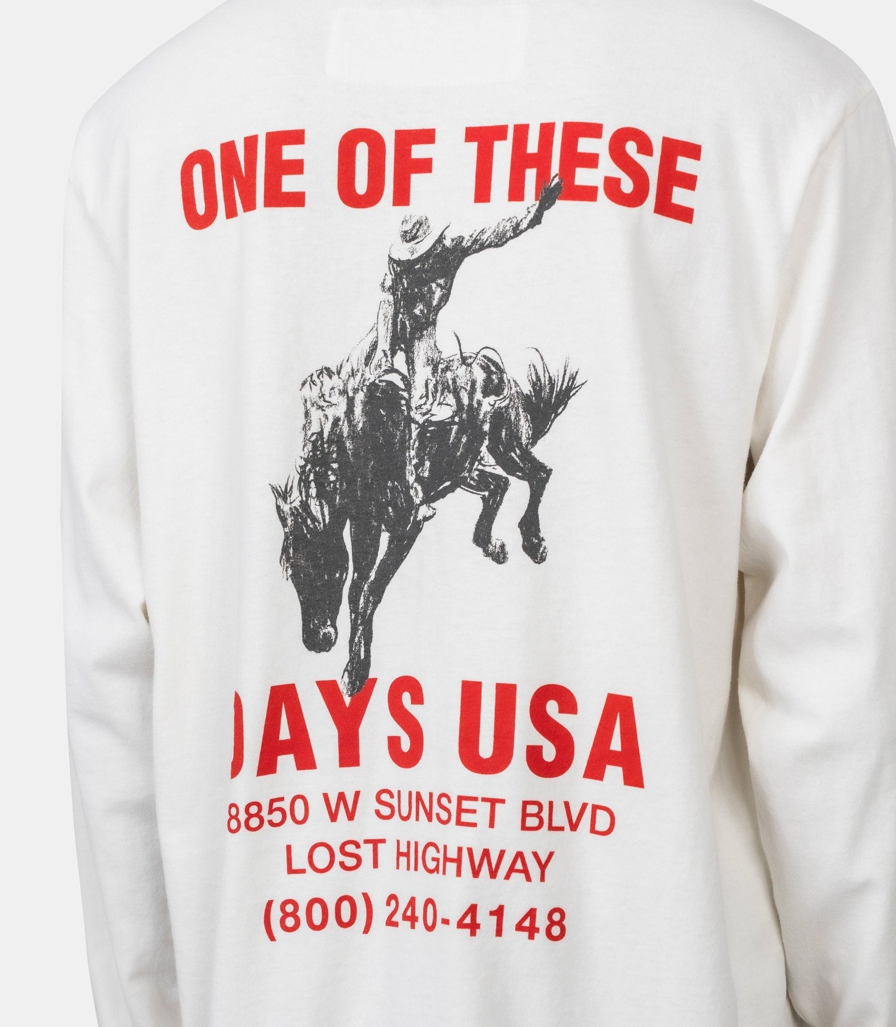 T-shirt manches longues break on through - 01D-04-026-BONE-S - One of these days