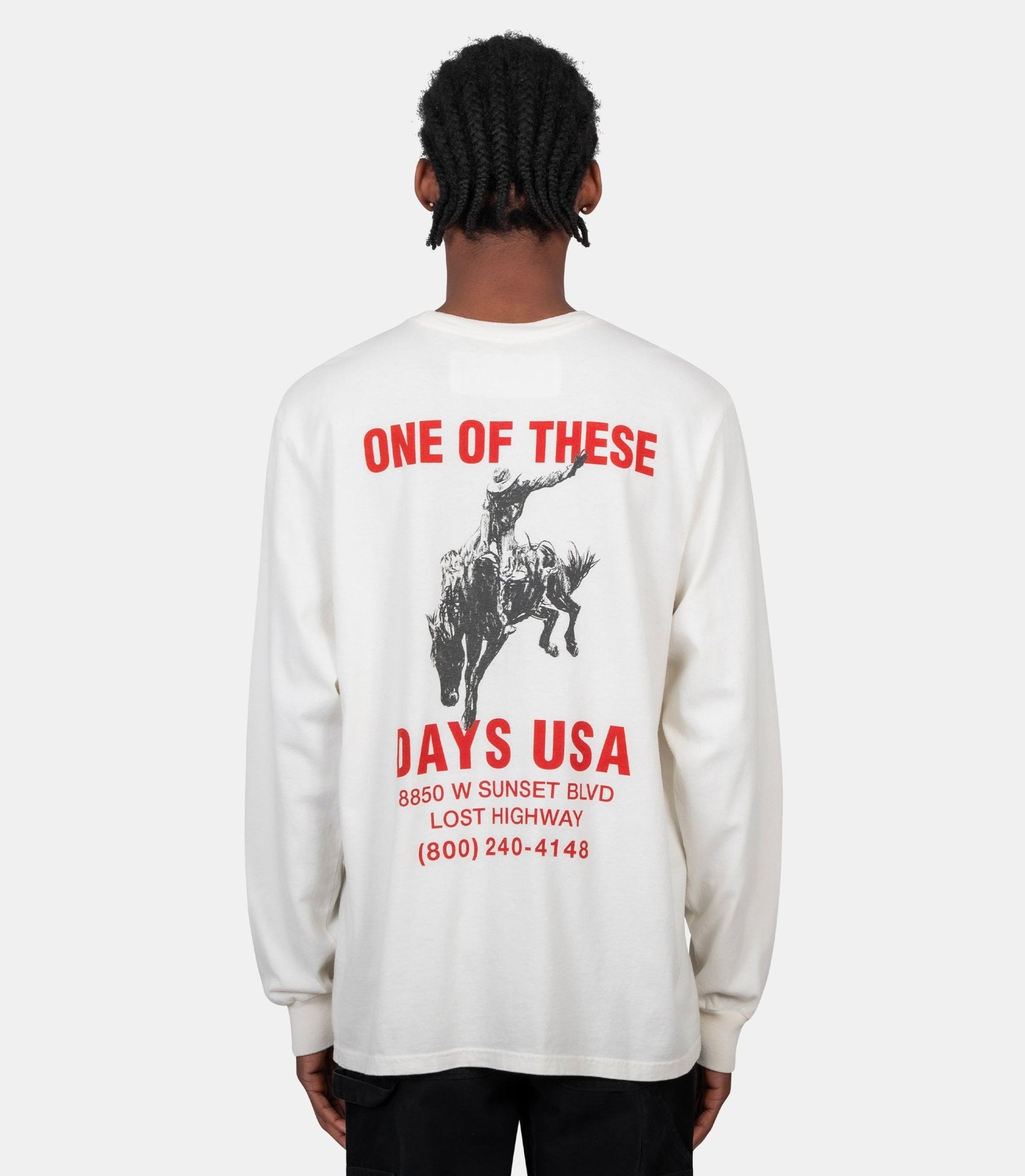 T-shirt manches longues break on through - 01D-04-026-BONE-S - One of these days