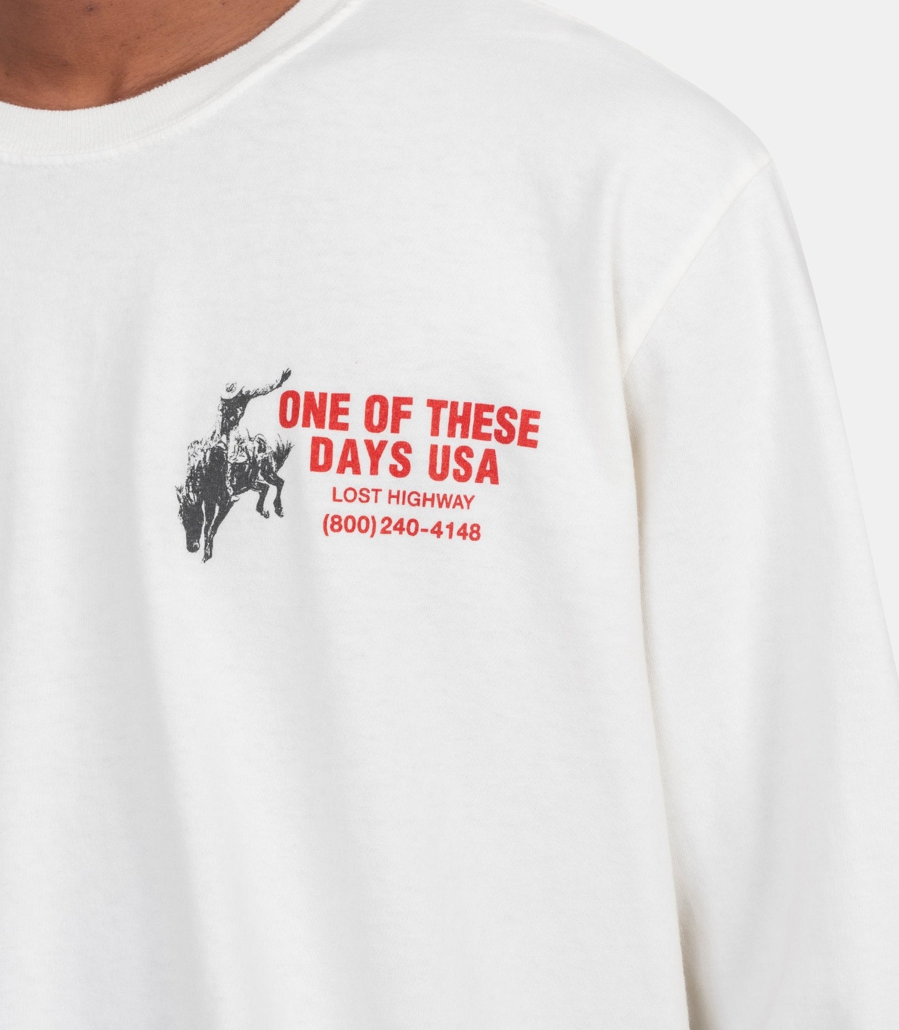 T-shirt manches longues break on through - 01D-04-026-BONE-S - One of these days
