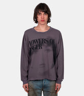 T-shirt manches longues flowers of anger - 010-890-M - Enfants riches déprimés