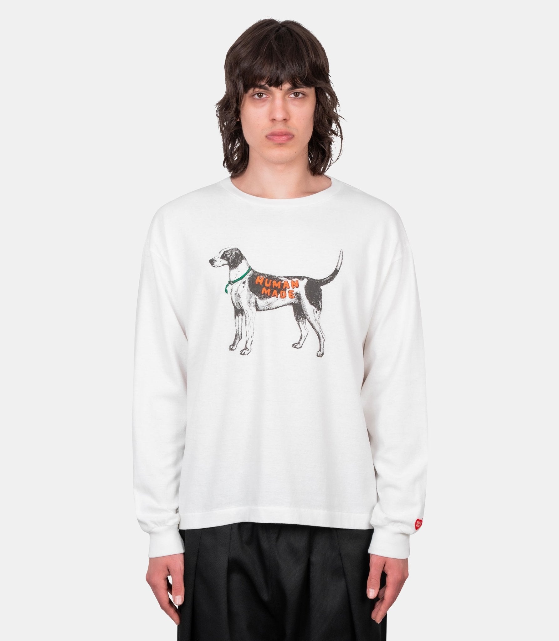T-shirt manches longues graphique - HM31CS038-M - Human made