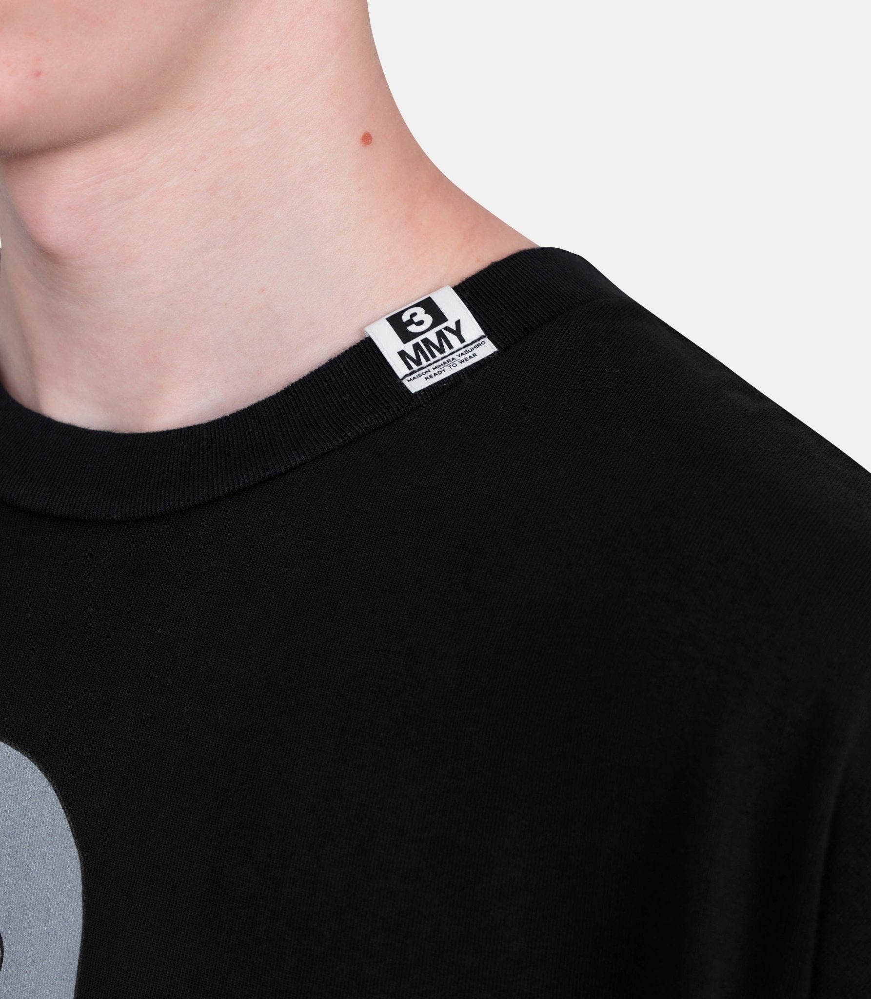 T-shirt manches longues - A15LT652-BLACK-44 - Mihara yasuhiro