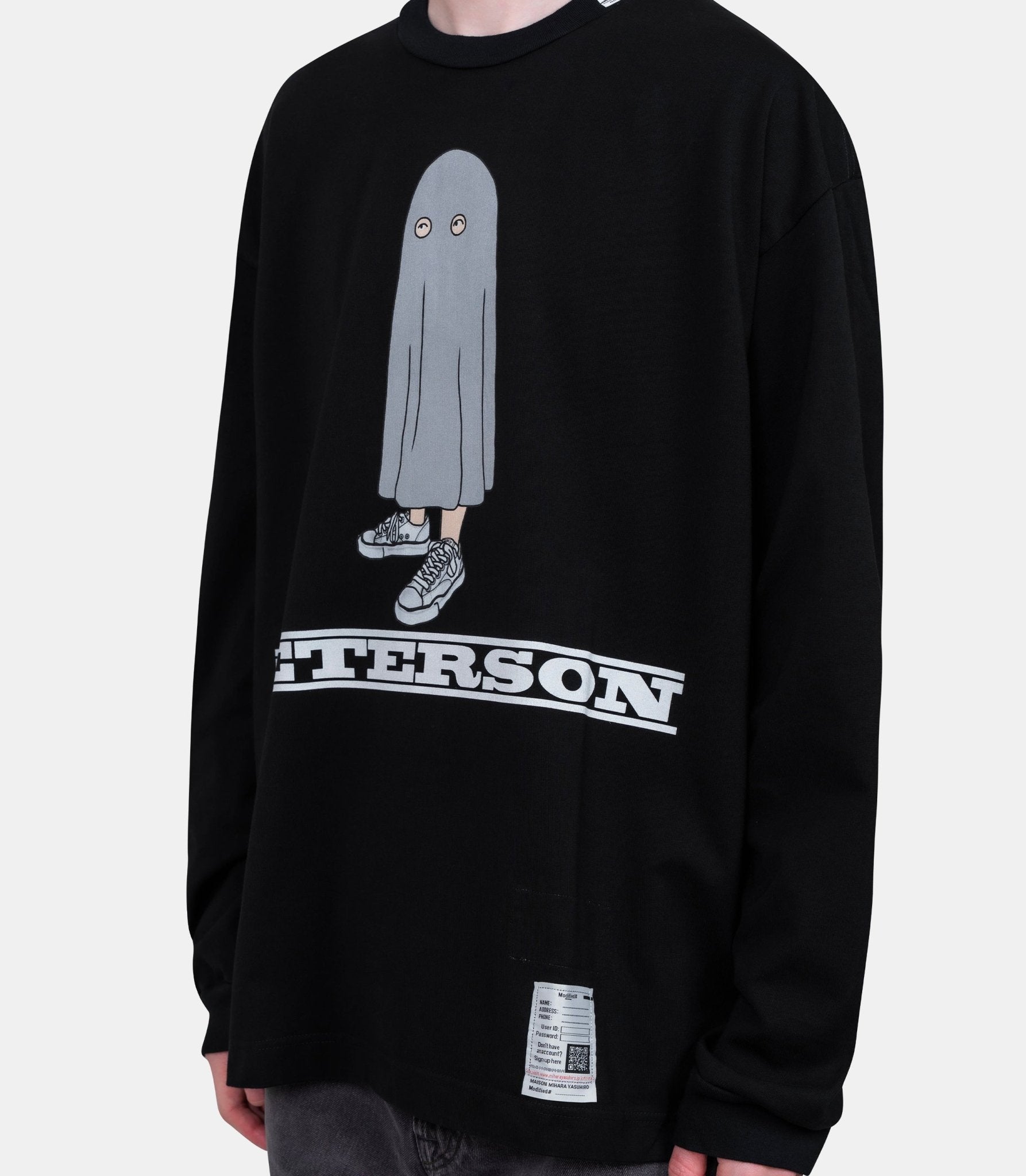 T-shirt manches longues - A15LT652-BLACK-44 - Mihara yasuhiro