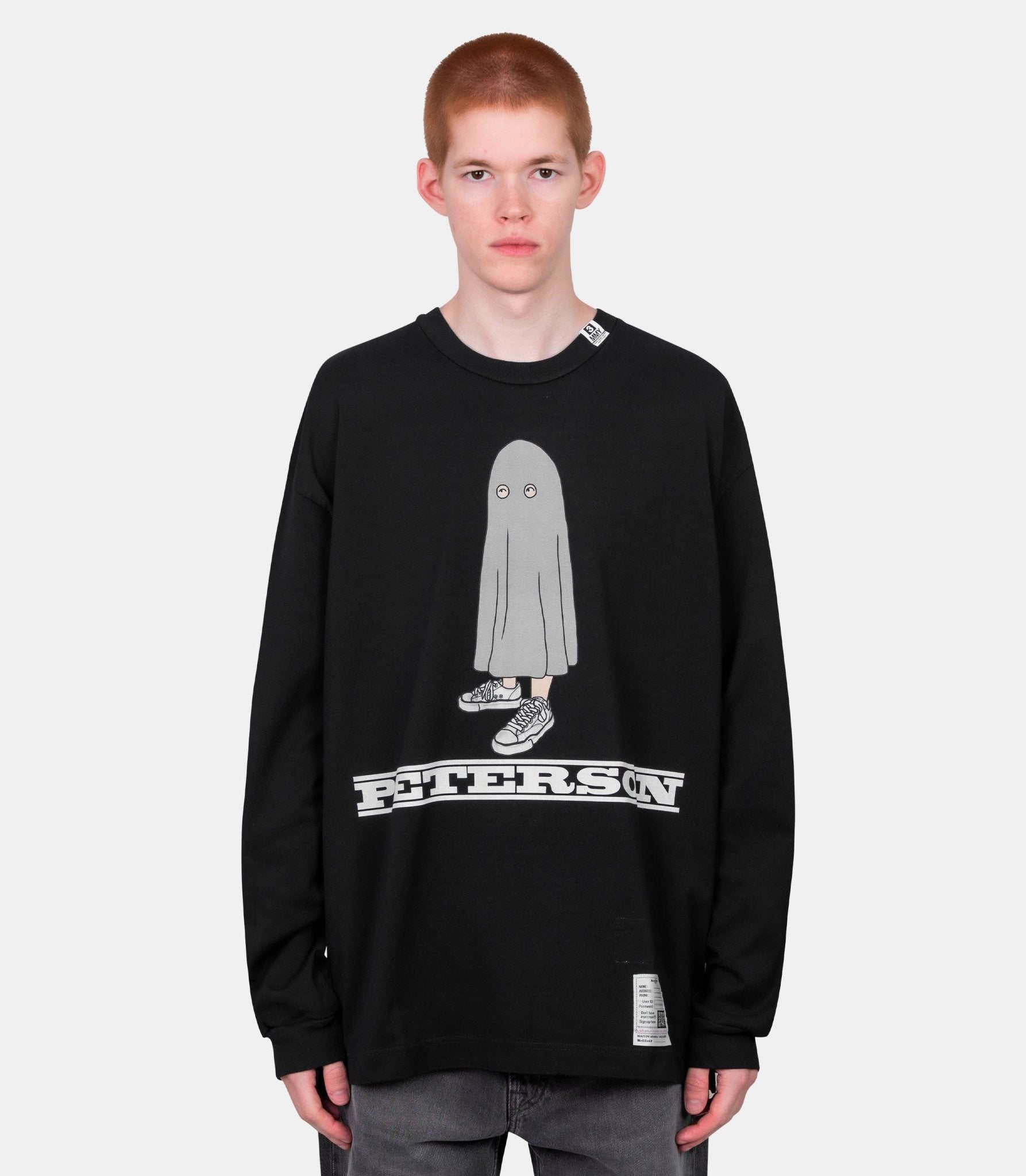 T-shirt manches longues - A15LT652-BLACK-44 - Mihara yasuhiro