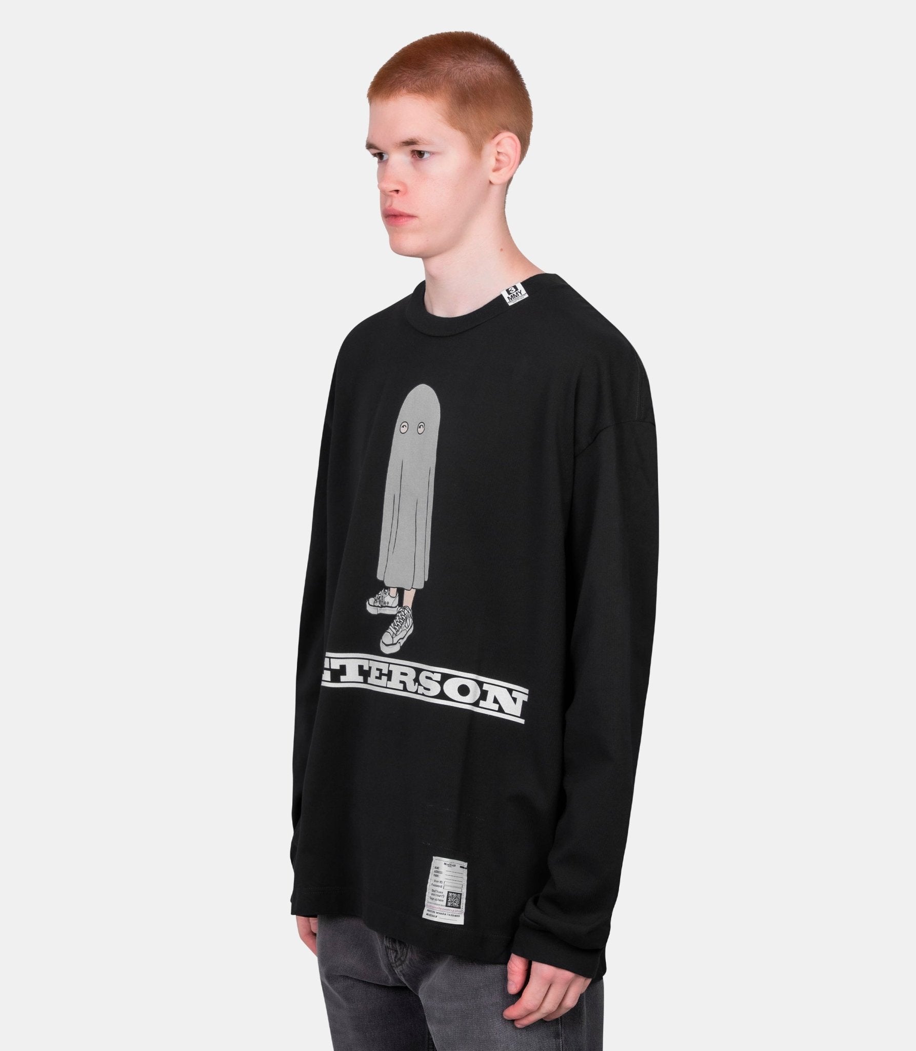 T-shirt manches longues - A15LT652-BLACK-44 - Mihara yasuhiro