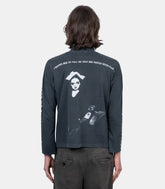 T-shirt manches longues mockneck never wake me - 010-899-XS - Enfants riches déprimés