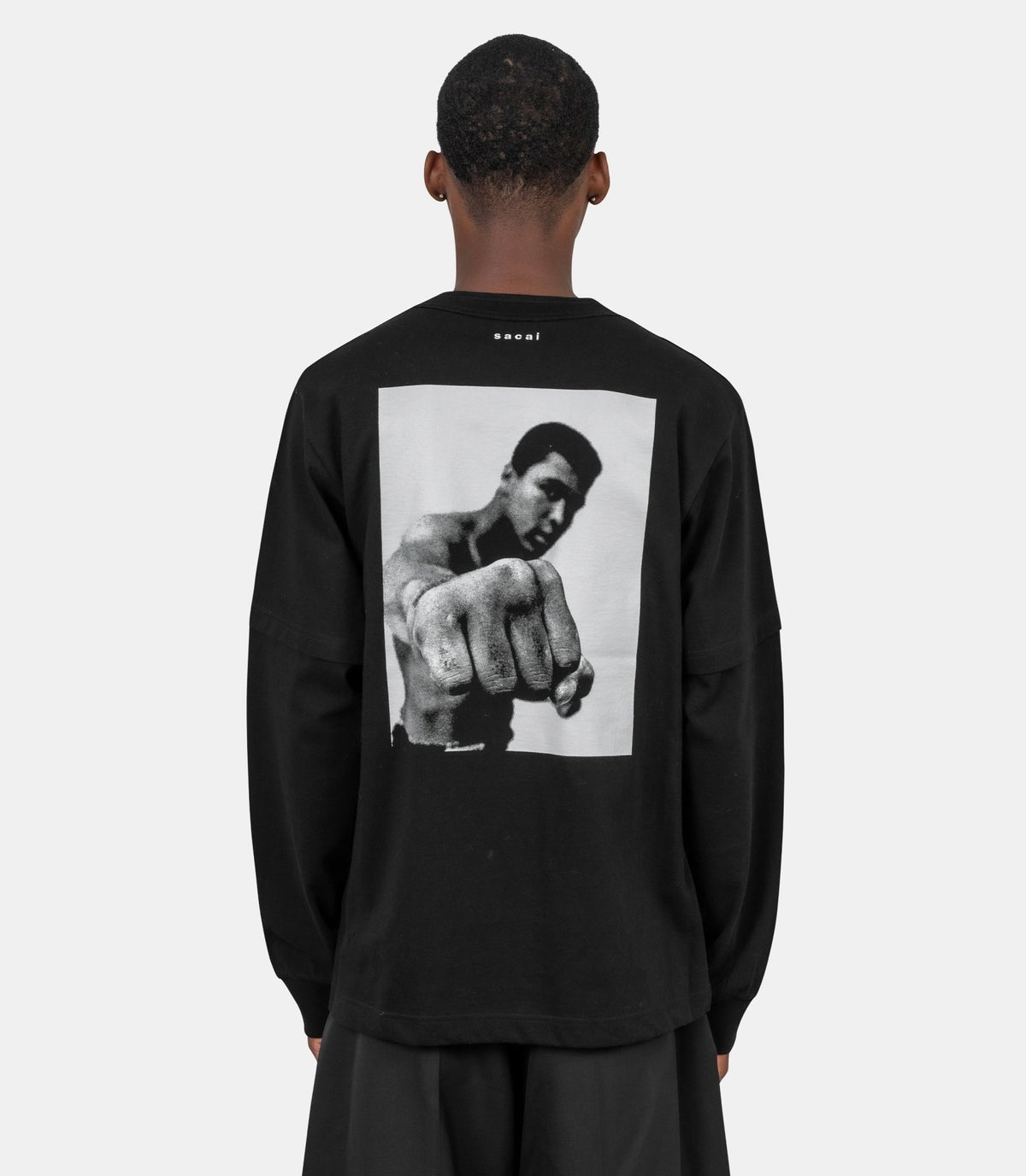 T-shirt manches longues muhammad ali-26-01158S-3-Sacai