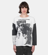 T-shirt manches longues oversized roman - 010-893-L - Enfants riches déprimés