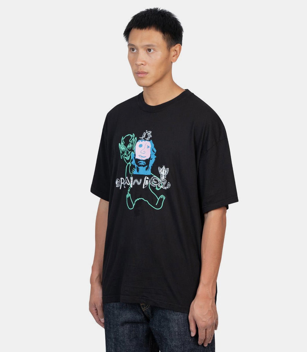 T-shirt masksT00004082 - BLACK - FW24 - SBrain dead