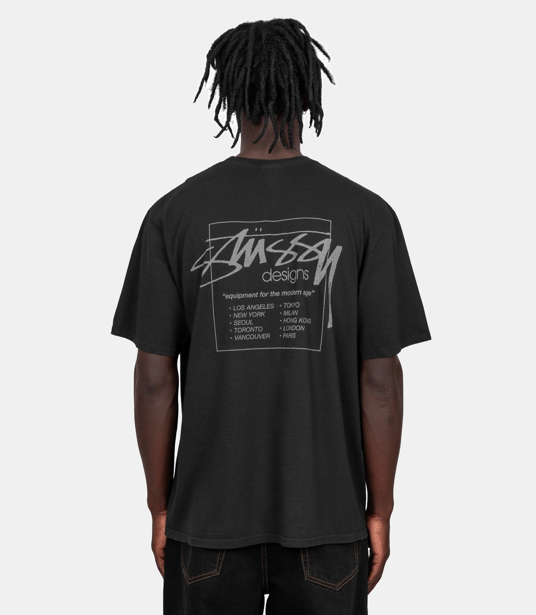 T-shirt modern age pigment dyed - 1905079-0001-S - Stüssy