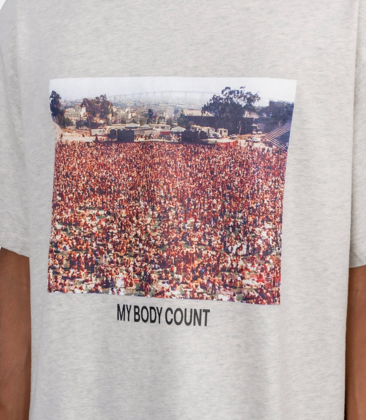 T-shirt my body count-AW26ST0111-melangegrey-S-Carne bollente