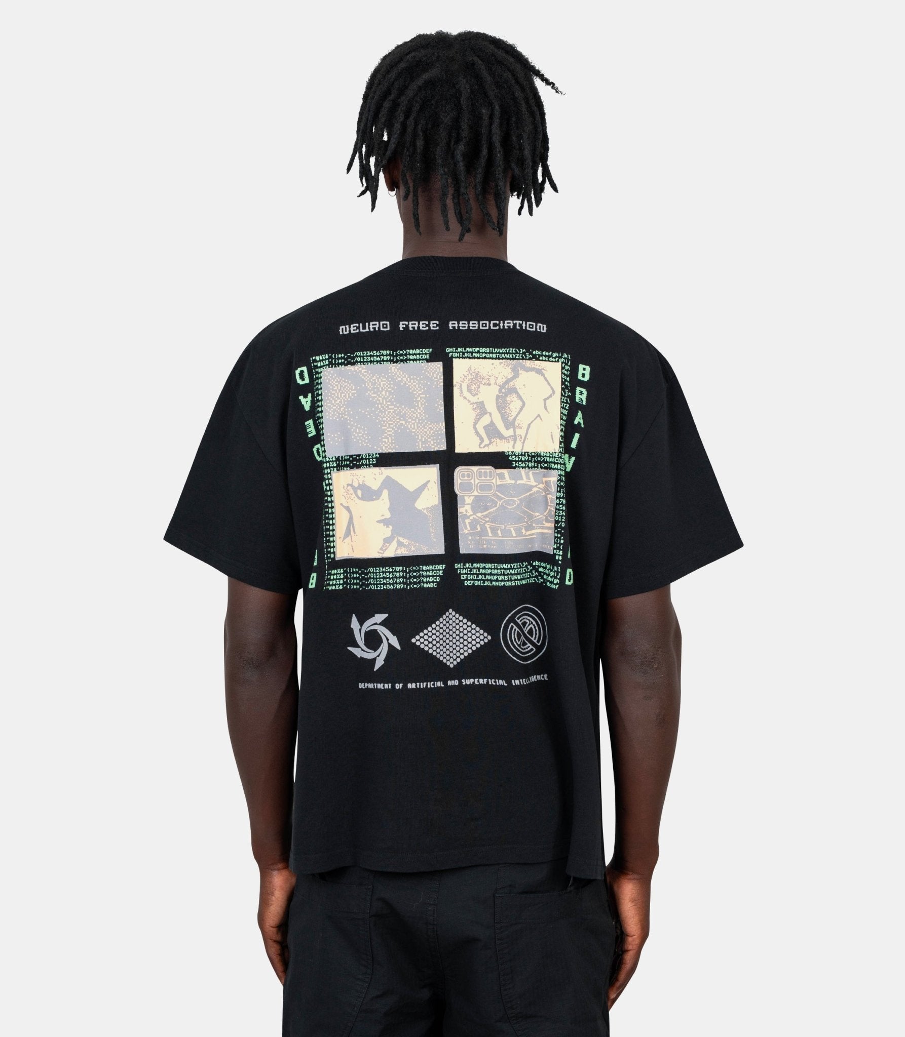 T-shirt neuro free association - BDP25T0O0044 - S - Brain dead