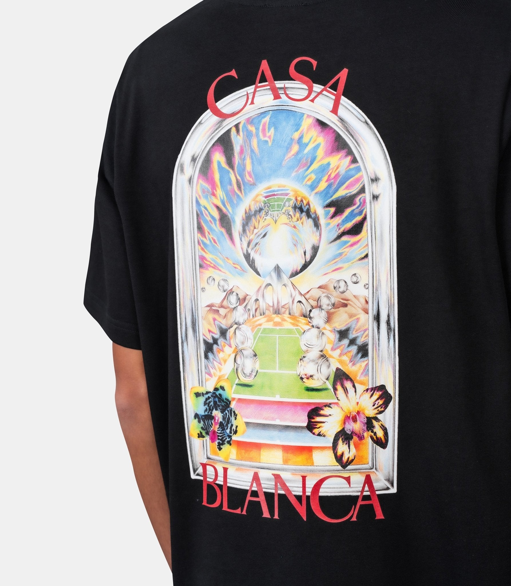 T-shirt orchid court - M-SS26-JTS-001-09-S - Casablanca