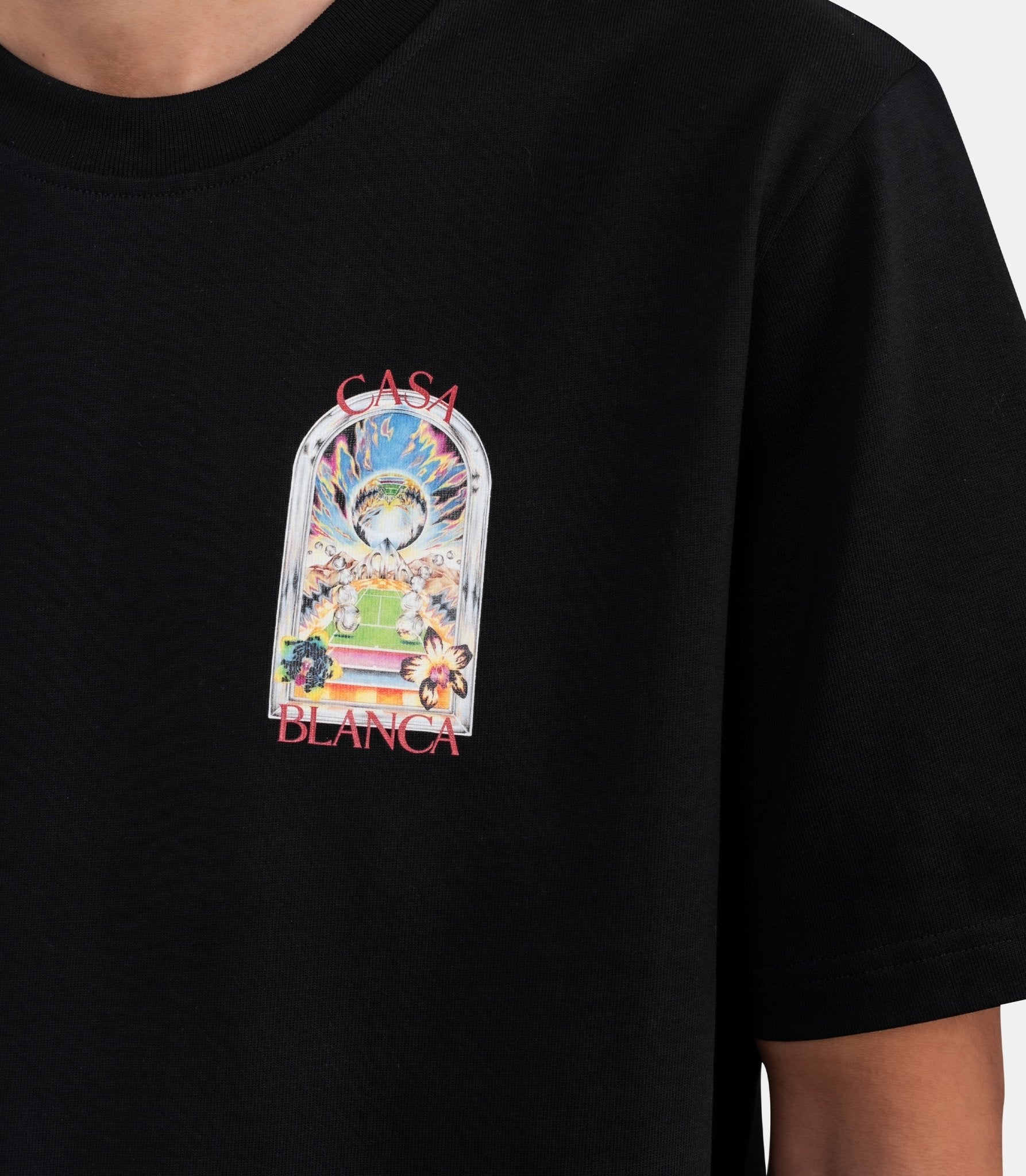 T-shirt orchid court - M-SS26-JTS-001-09-S - Casablanca