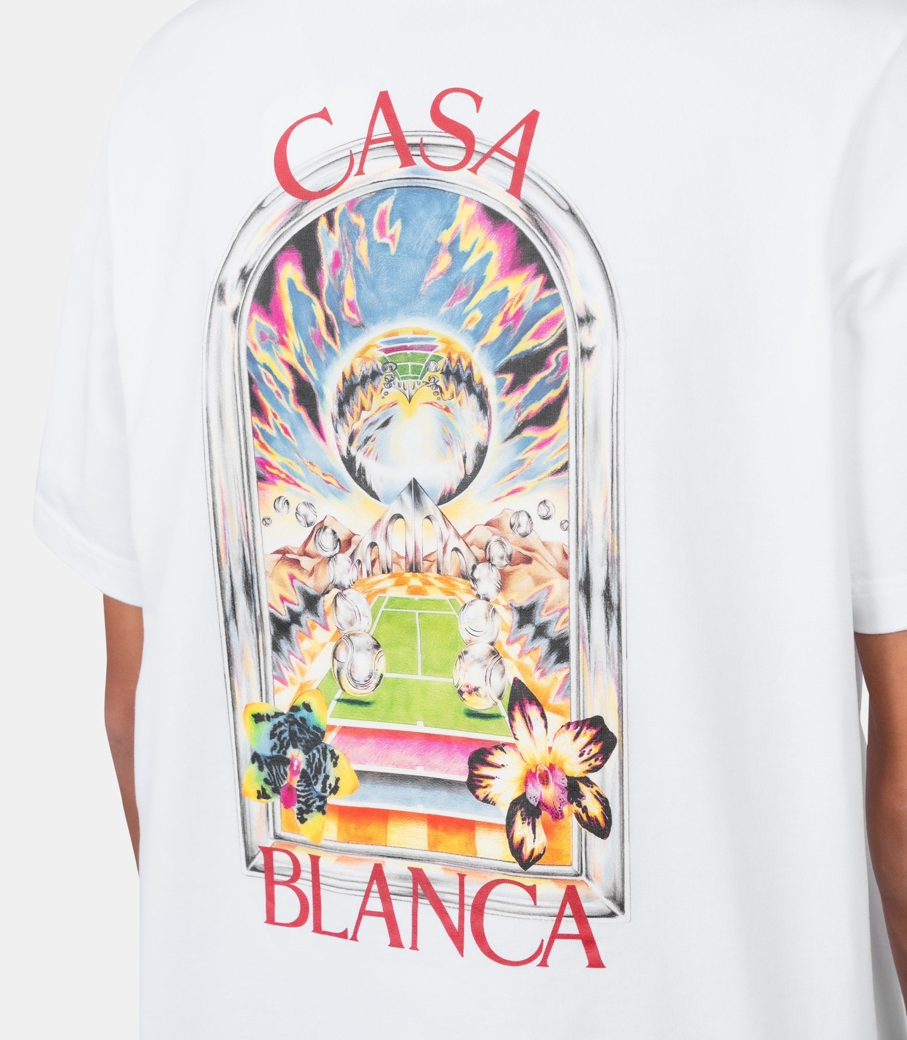 T-shirt orchid court - M-SS26-JTS-001-15-S - Casablanca