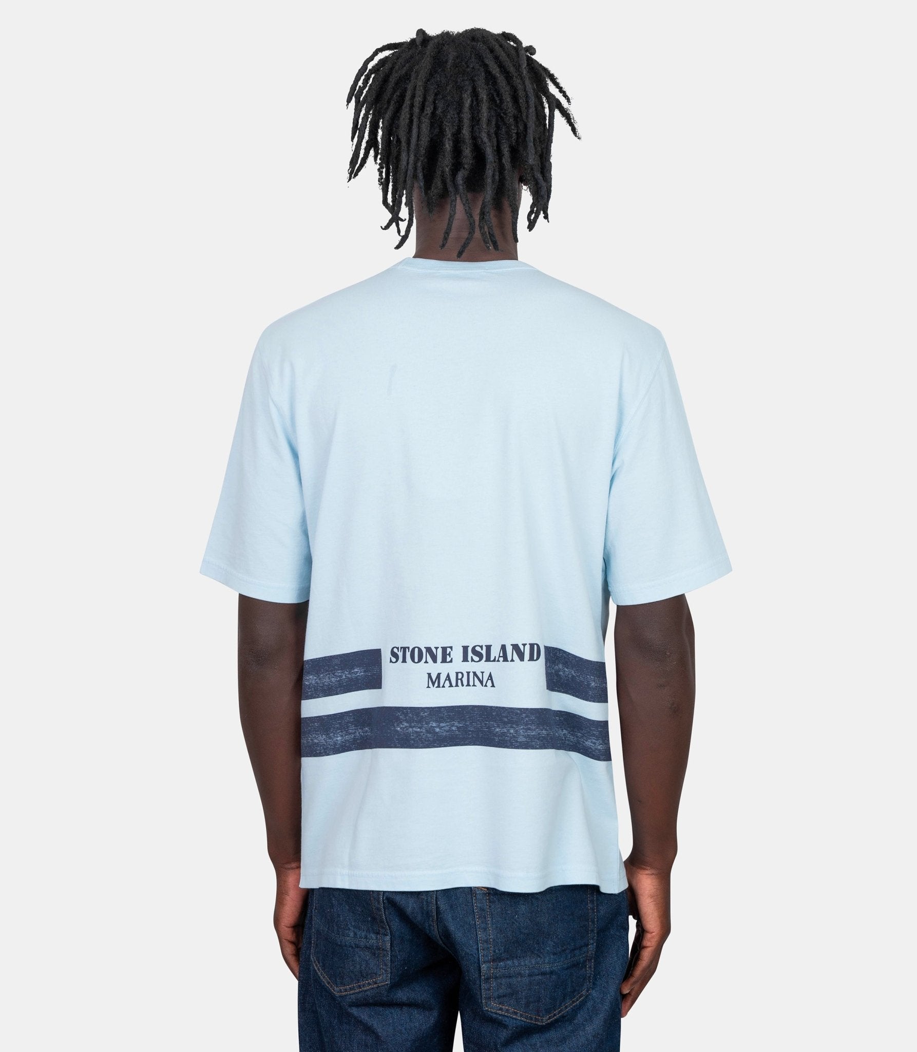 T-shirt organic cotton jersey marina - K2S15210003S0X15 - V0040 - S - Stone island