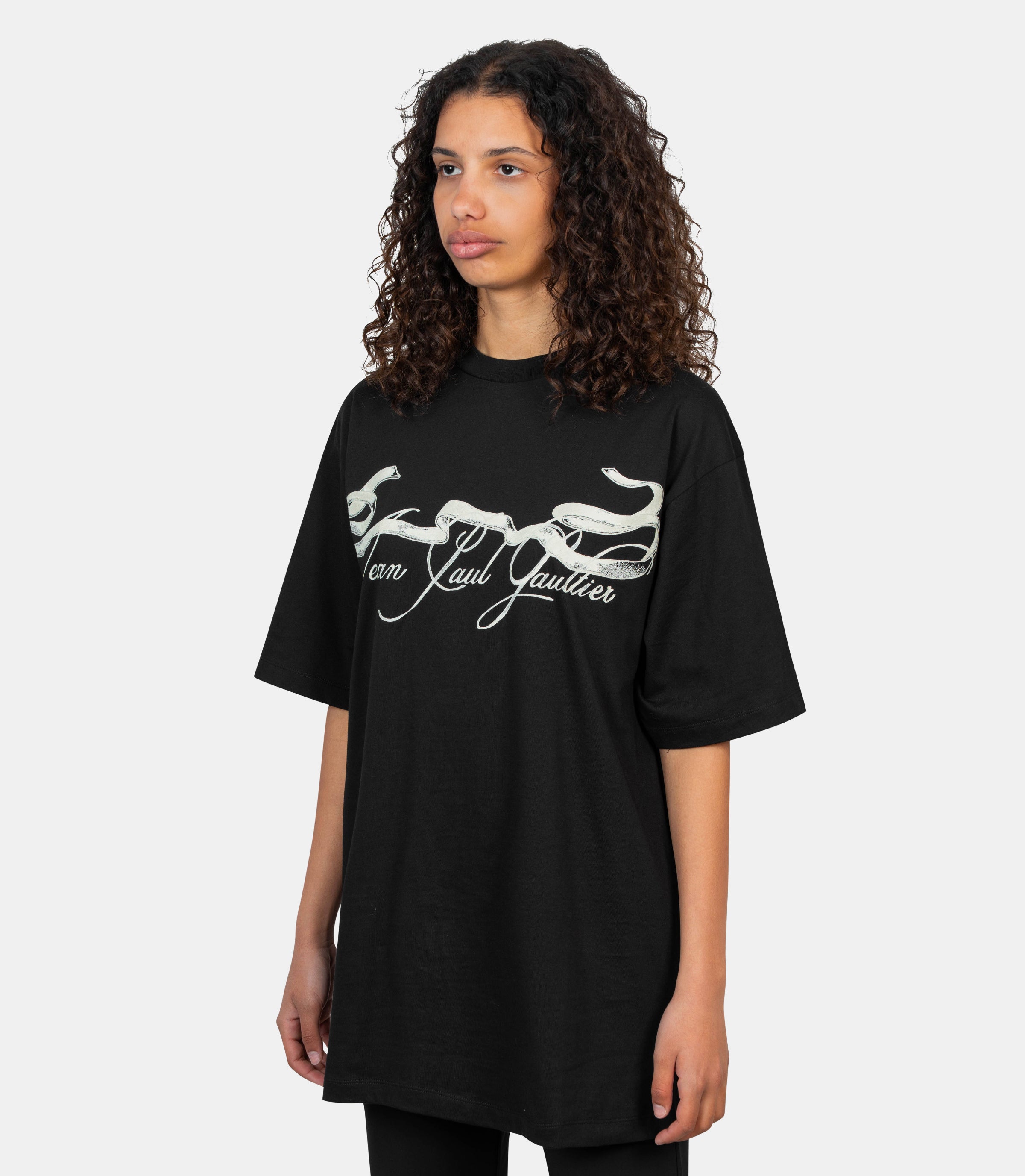 T-shirt oversize print "tattoo ruban"25/34 - F - TS118I - J090 - 0005 - XSJean paul gaultier