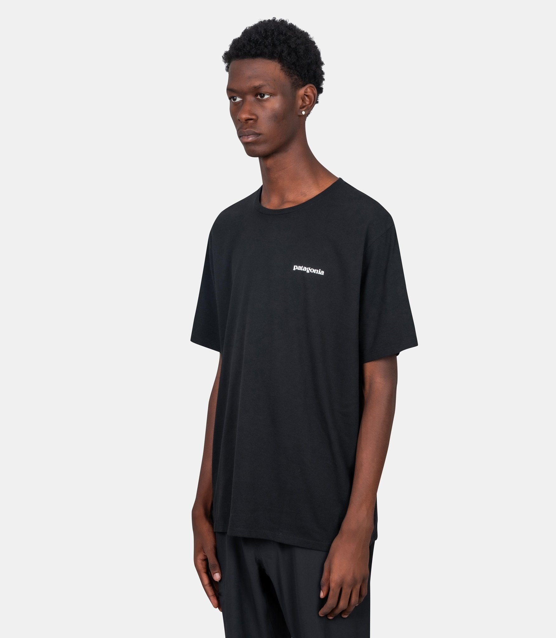 T-shirt p - 6 logo responsibili - tee - 38504 - blk - s - Patagonia