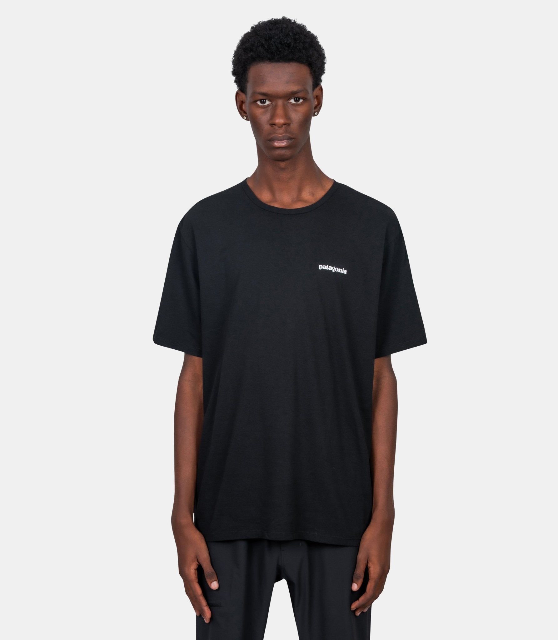 T-shirt p - 6 logo responsibili - tee - 38504 - blk - s - Patagonia