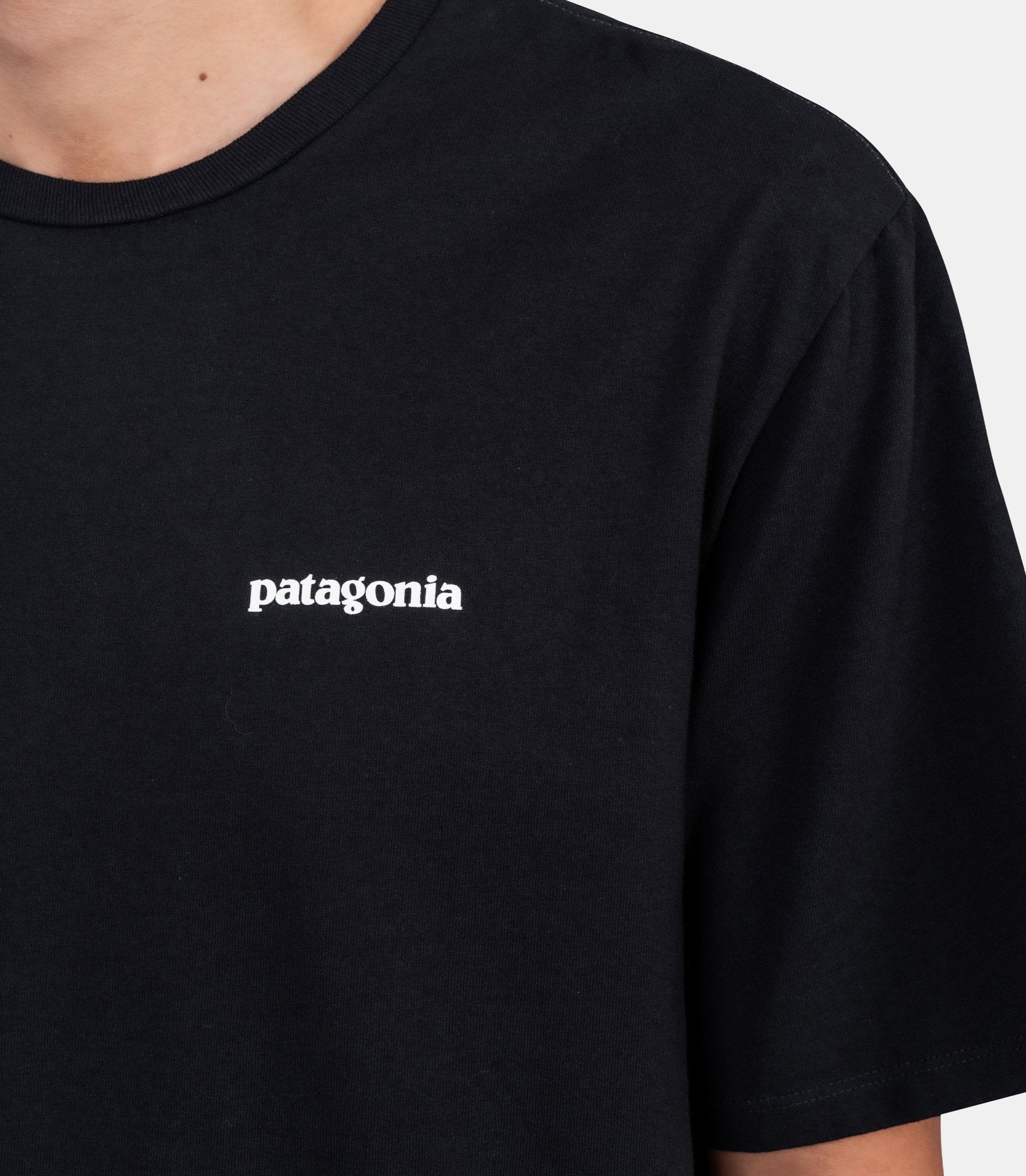 T-shirt p - 6 logo responsibili - tee - 38504-BLK-XS - Patagonia