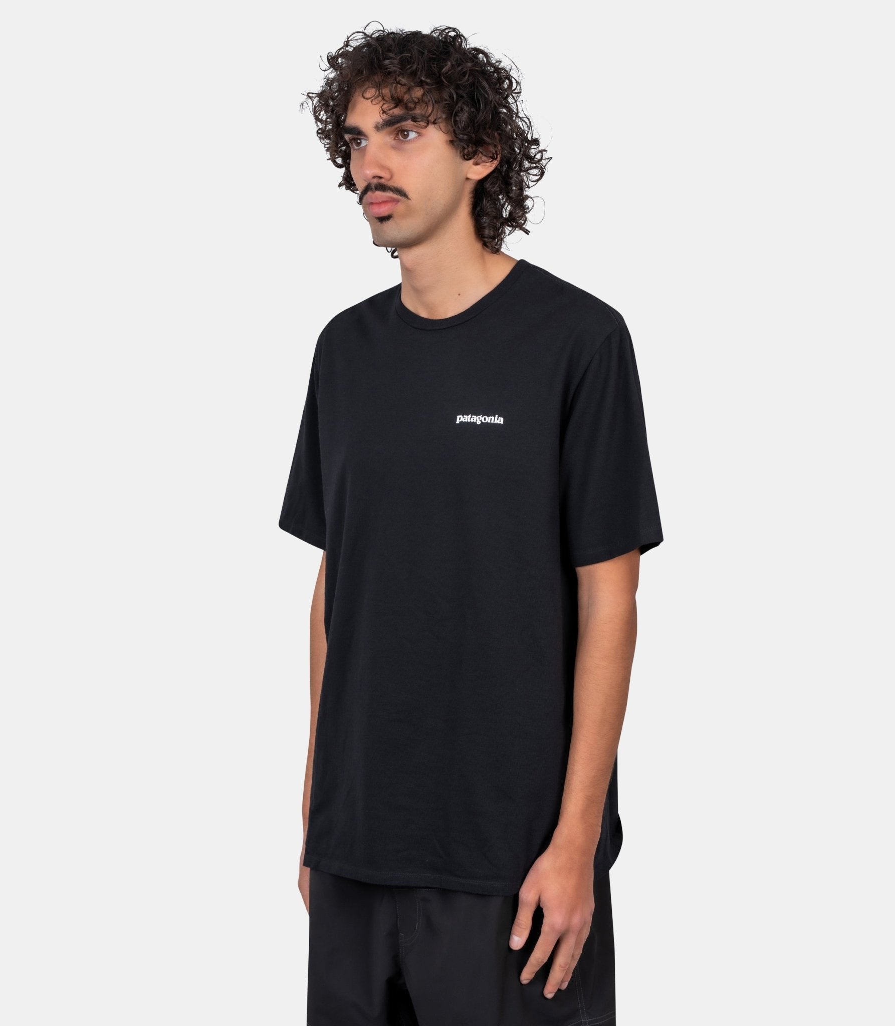 T-shirt p - 6 logo responsibili - tee - 38504-BLK-XS - Patagonia