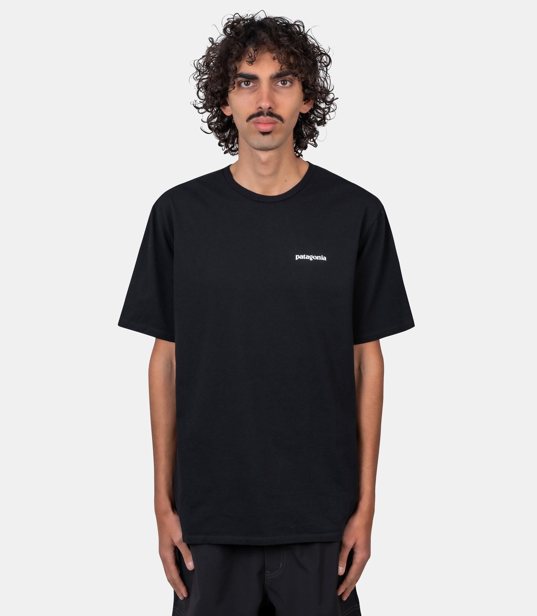 T-shirt p - 6 logo responsibili - tee - 38504-BLK-XS - Patagonia