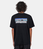 T-shirt p - 6 logo responsibili - tee - 38504-BLK-XS - Patagonia