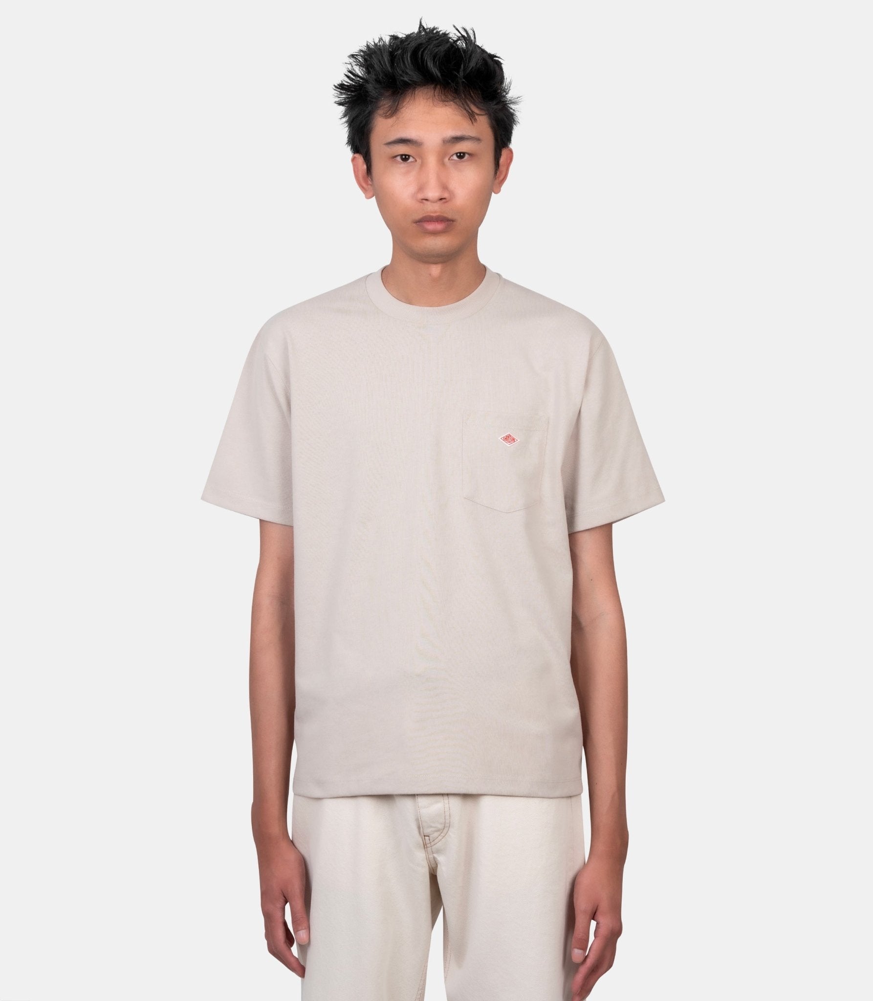 T-shirt pocket - DT-C0198-TCB-GREIGE-S - Danton