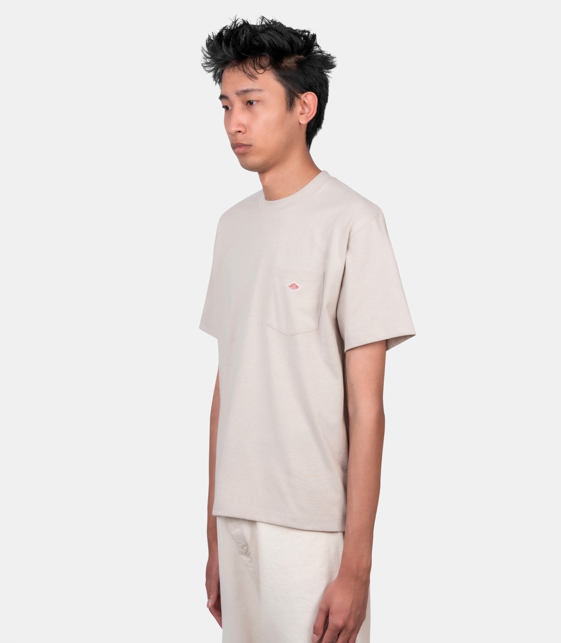 T-shirt pocket - DT-C0198-TCB-GREIGE-S - Danton