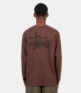T-shirt raglan thermal basic stock-1140356-1001-S-Stüssy