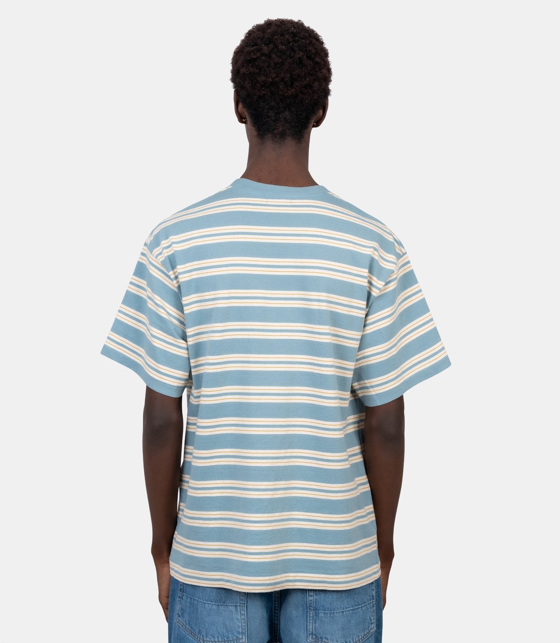 T-shirt rayé - HM31CS022BL-M - Human made