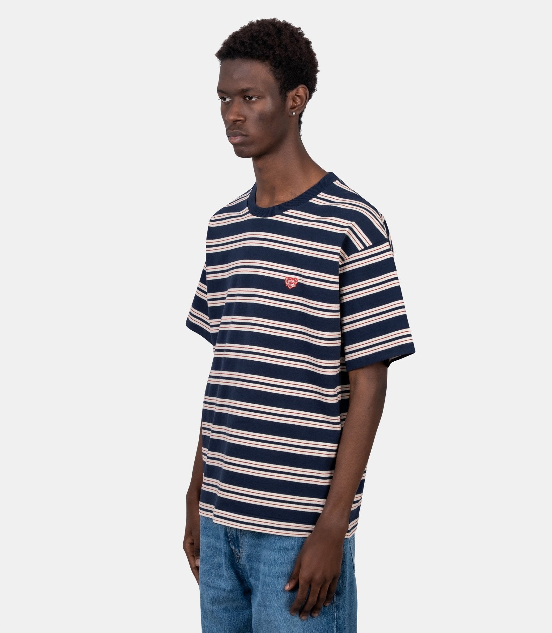 T-shirt rayé - HM31CS022NY-M - Human made