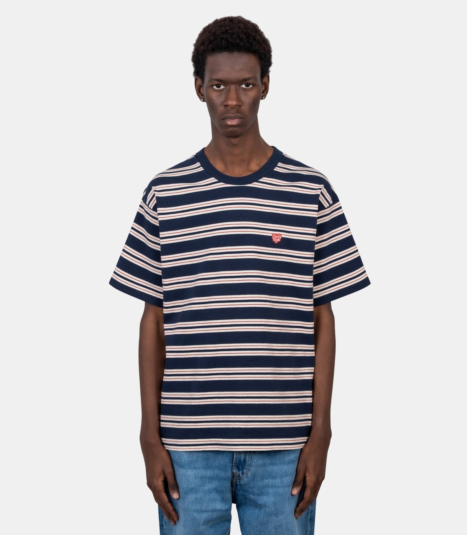 T-shirt rayé - HM31CS022NY-M - Human made