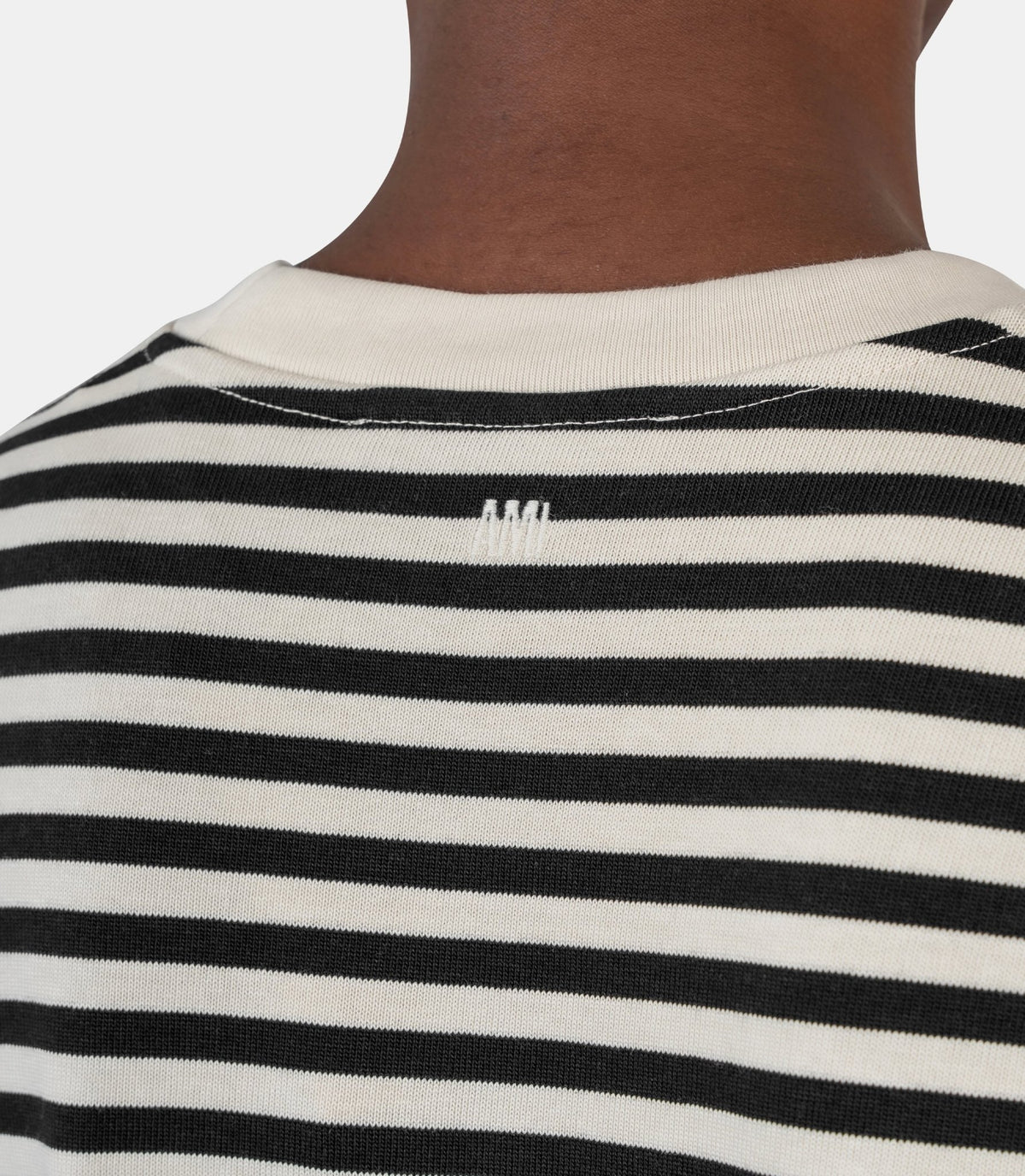 T-shirt rayé manches longues ami de cœur-UTS414.JE0241.044-XS-Ami paris