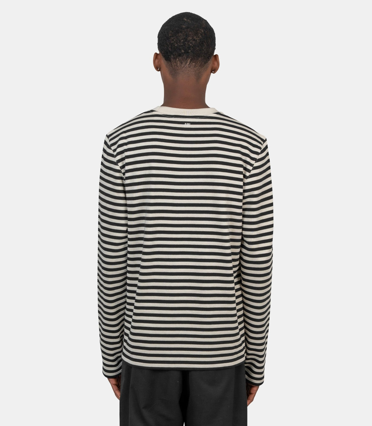 T-shirt rayé manches longues ami de cœur-UTS414.JE0241.044-XS-Ami paris