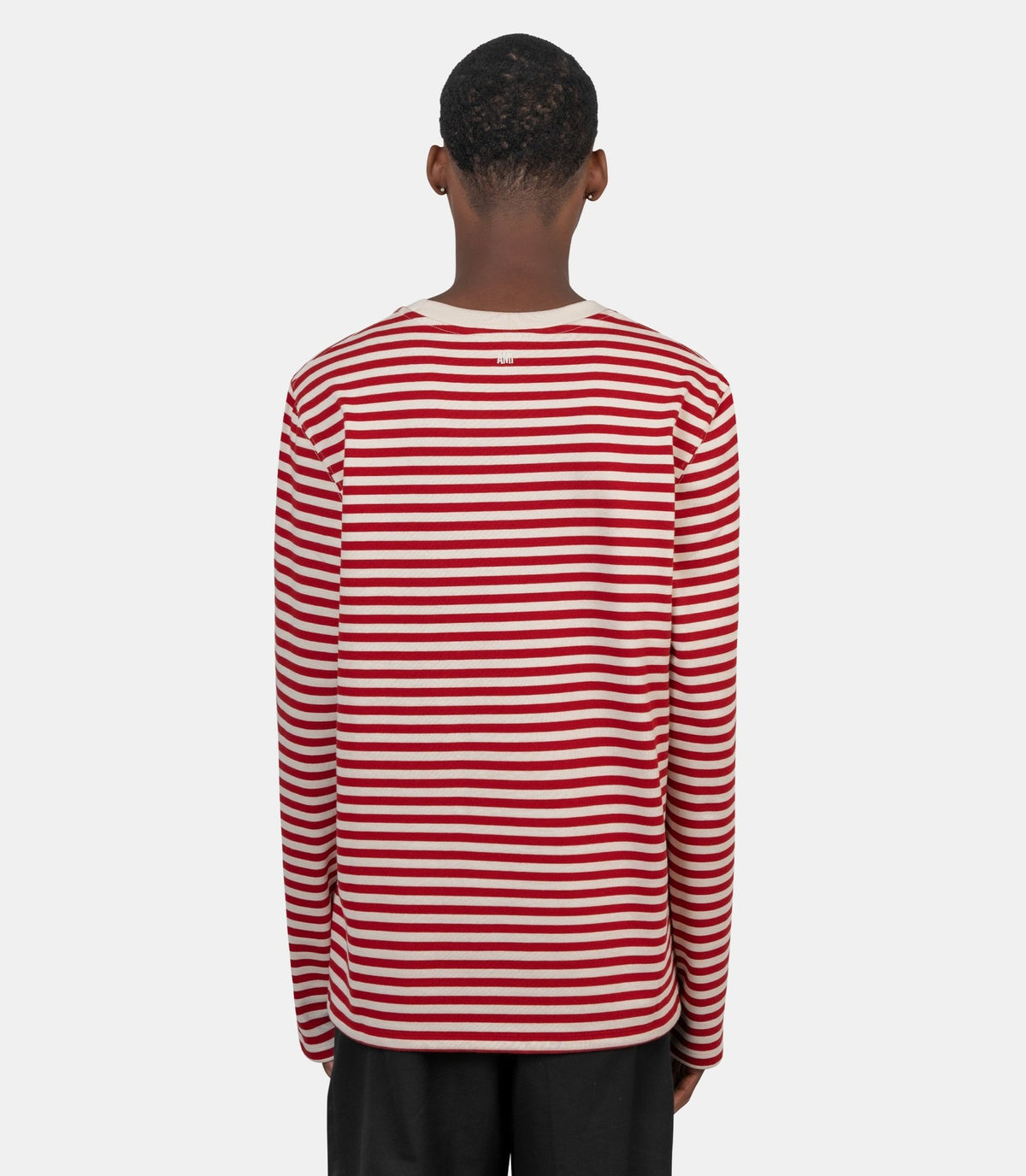 T-shirt rayé manches longues ami de cœur-UTS414.JE0241.A202-XS-Ami paris